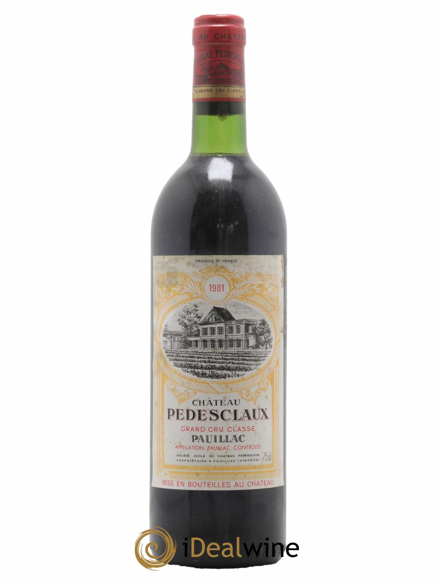 Château Pedesclaux 5ème Grand Cru Classé 1981 - Lot de 1 bouteille - 0