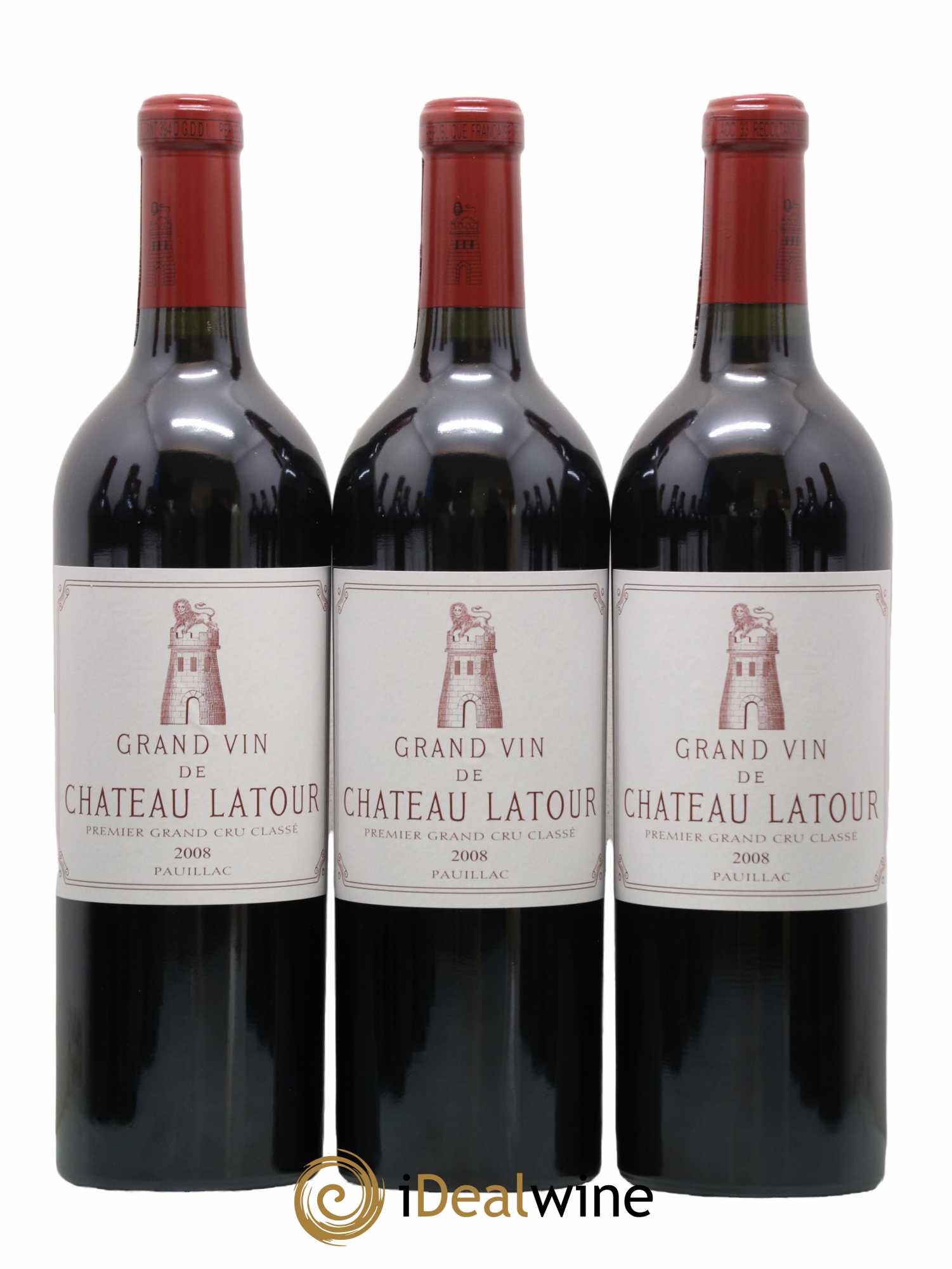Château Latour 1er Grand Cru Classé 2008 - Lot de 6 bouteilles - 1