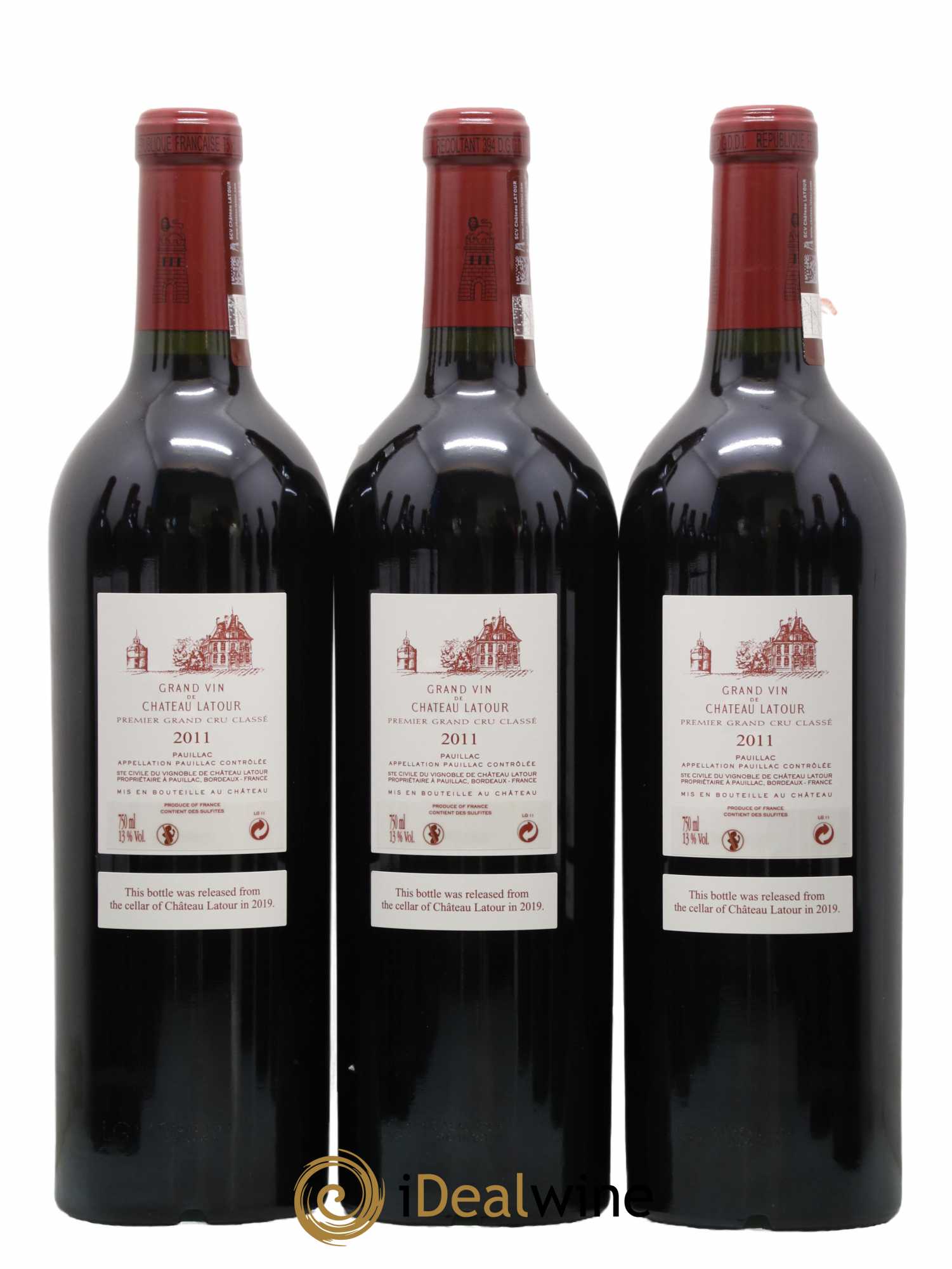 Château Latour 1er Grand Cru Classé 2011 - Lot de 6 bouteilles - 2