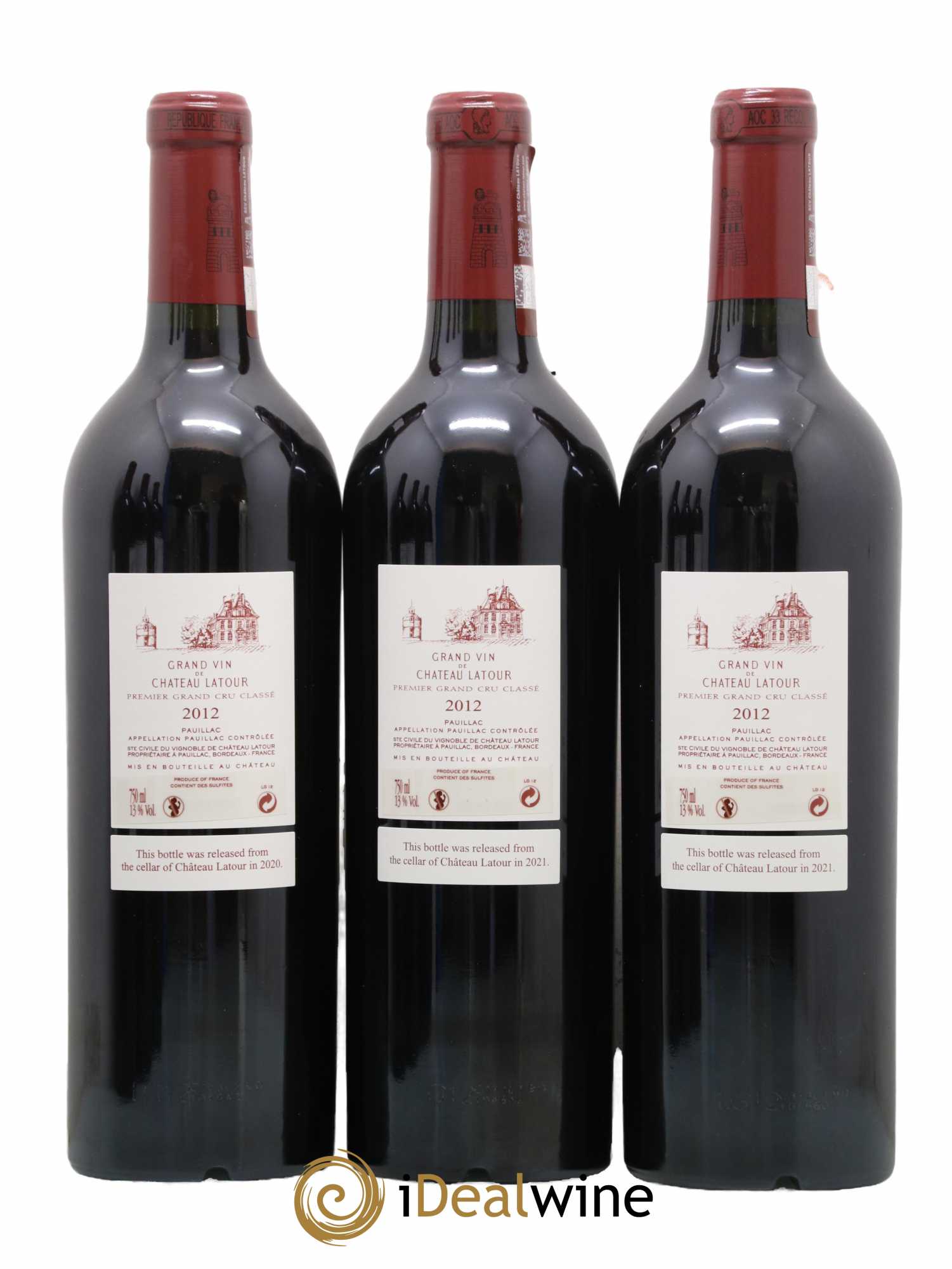 Château Latour 1er Grand Cru Classé 2012 - Lot de 6 bouteilles - 2