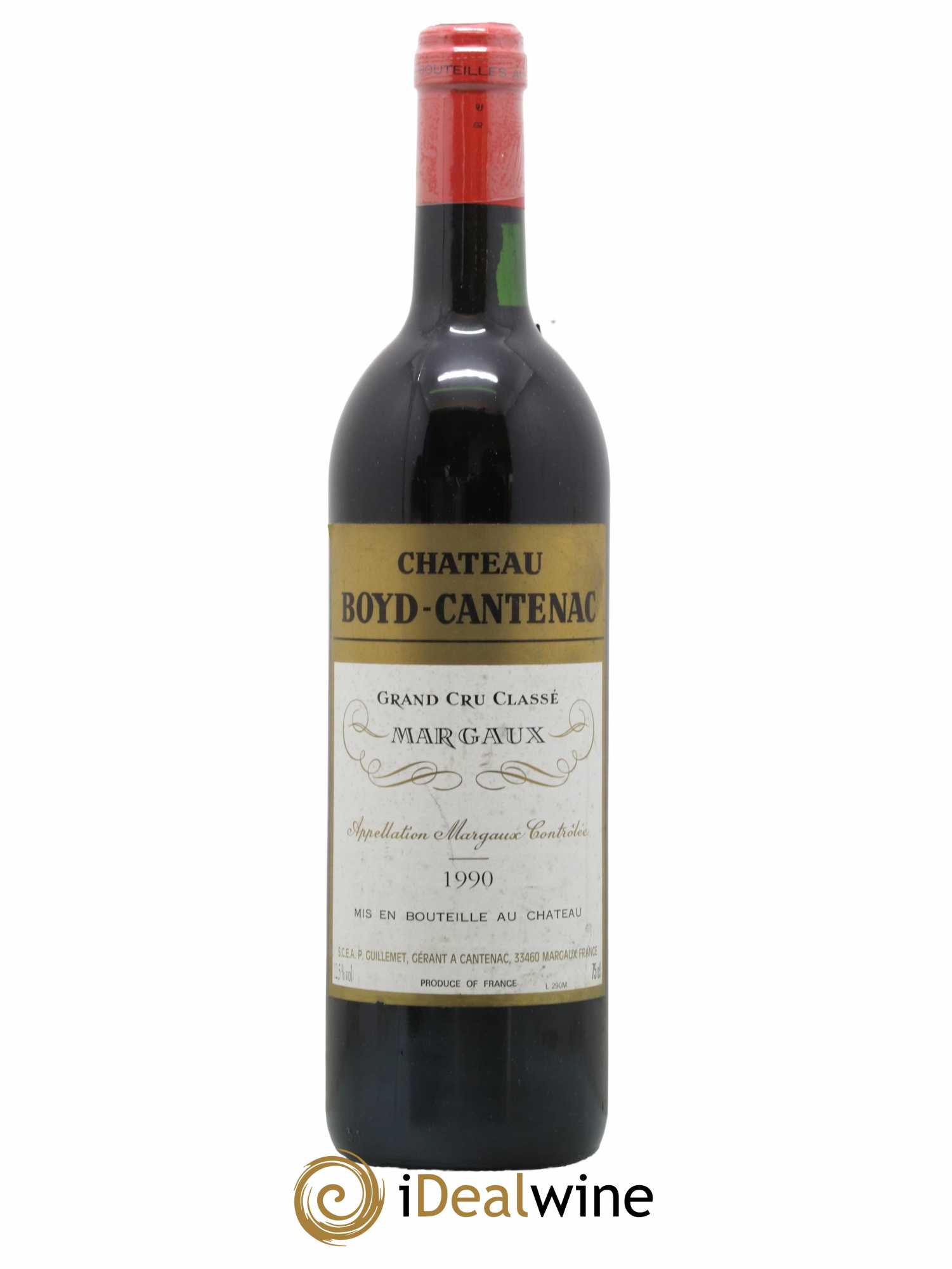 Château Boyd Cantenac 3ème Grand Cru Classé 1990 - Lot de 1 bouteille - 0
