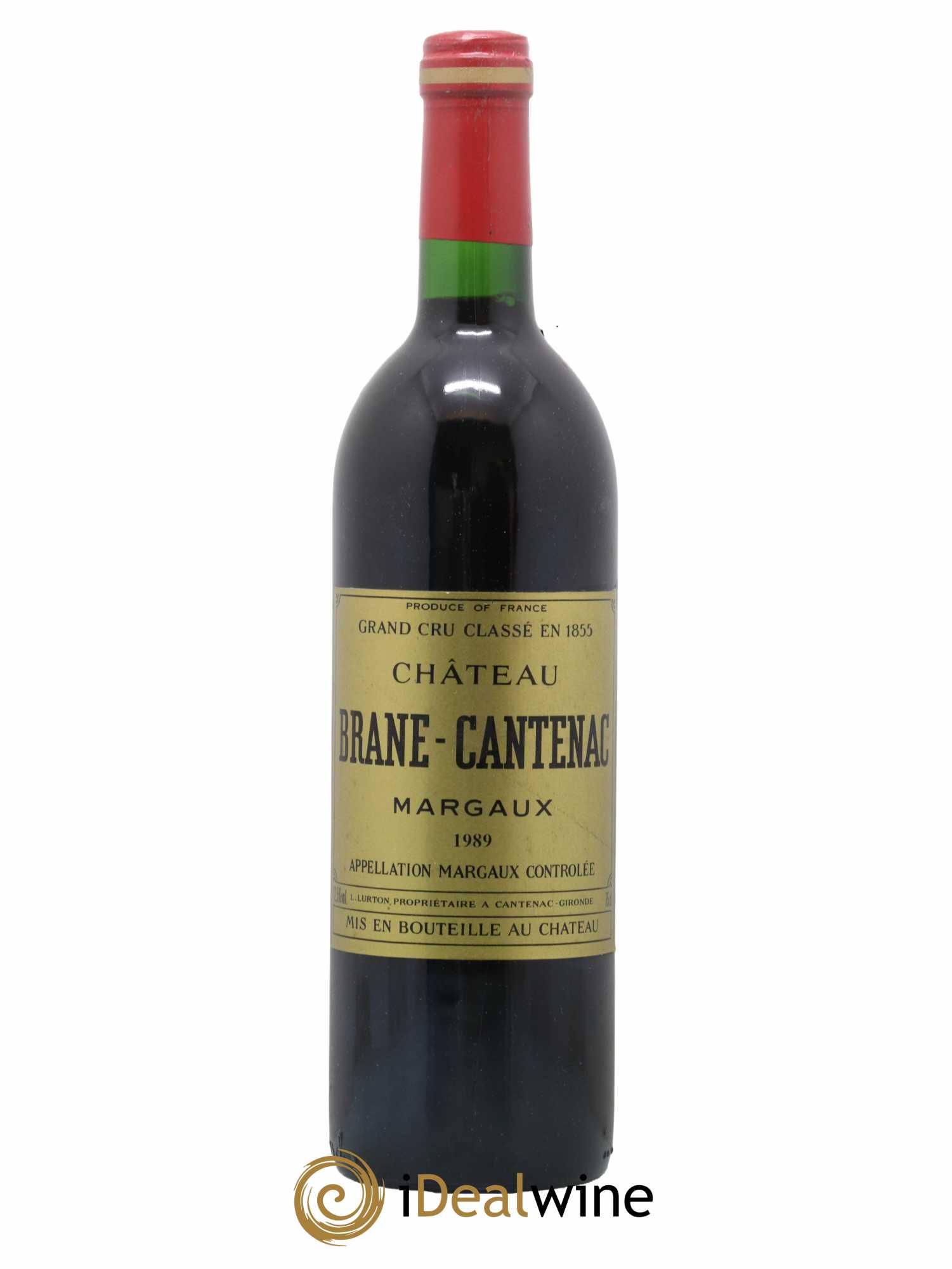 Château Brane Cantenac 2ème Grand Cru Classé 1989 - Lot de 1 bouteille - 0