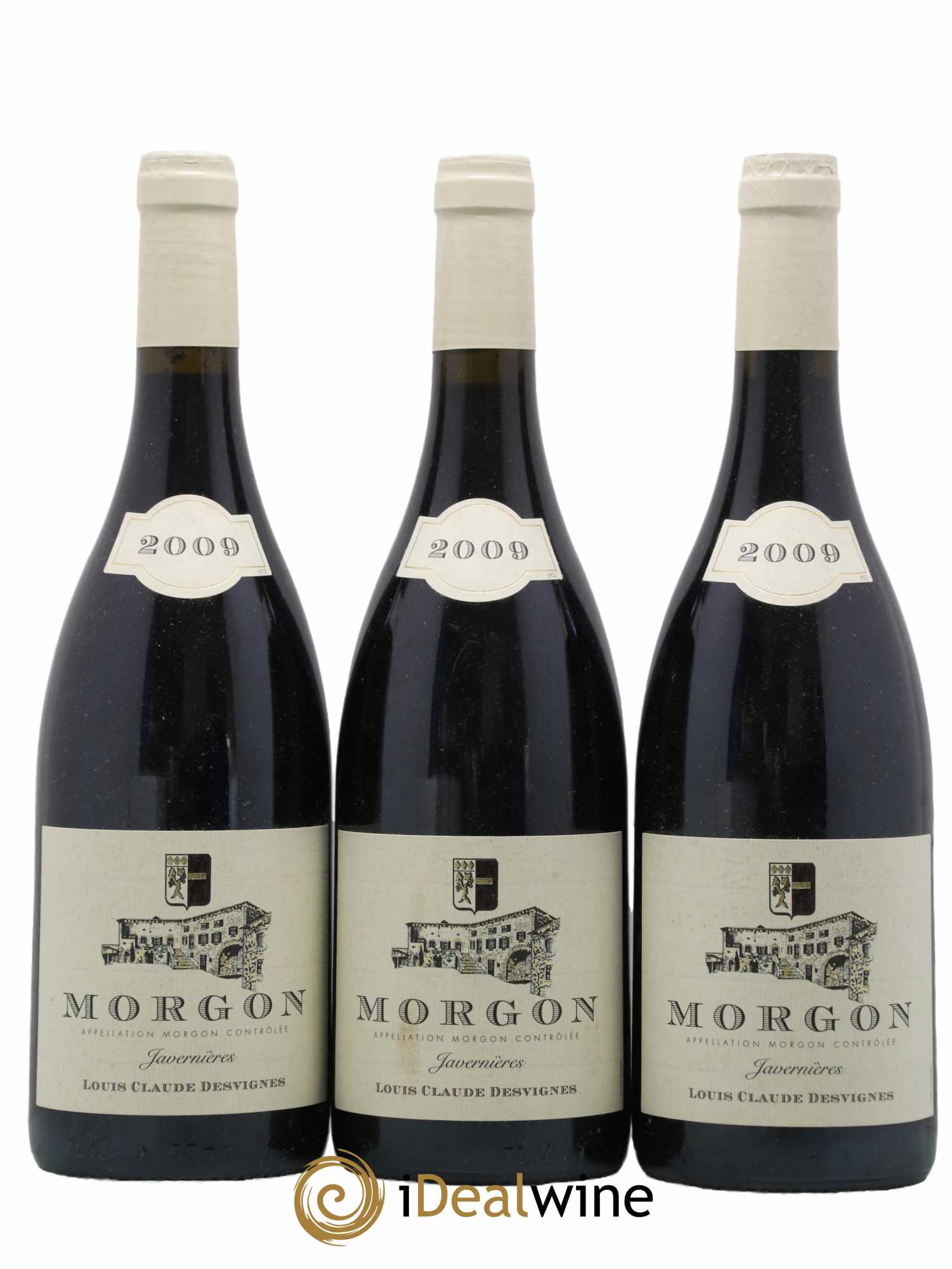 Morgon Javernières Louis-Claude Desvignes 2009 - Lot de 3 bouteilles - 0