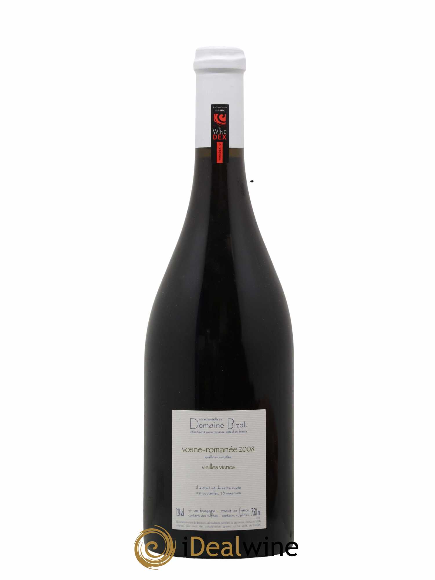 Vosne-Romanée Vieilles Vignes Bizot (Domaine) 2008 - Lot of 1 bottle - 1