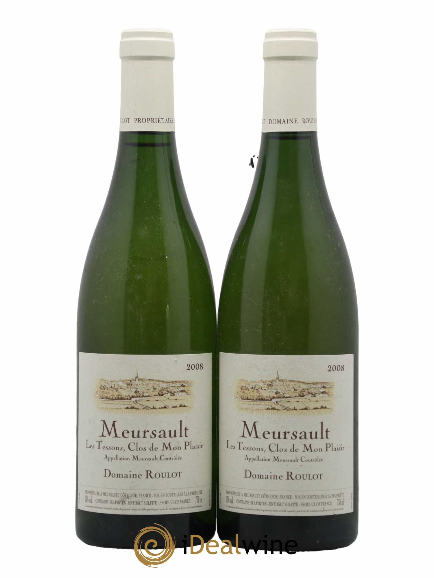 Meursault Les Tessons Clos de Mon plaisir Roulot (Domaine) 2008 - Posten von 2 Flaschen - 0