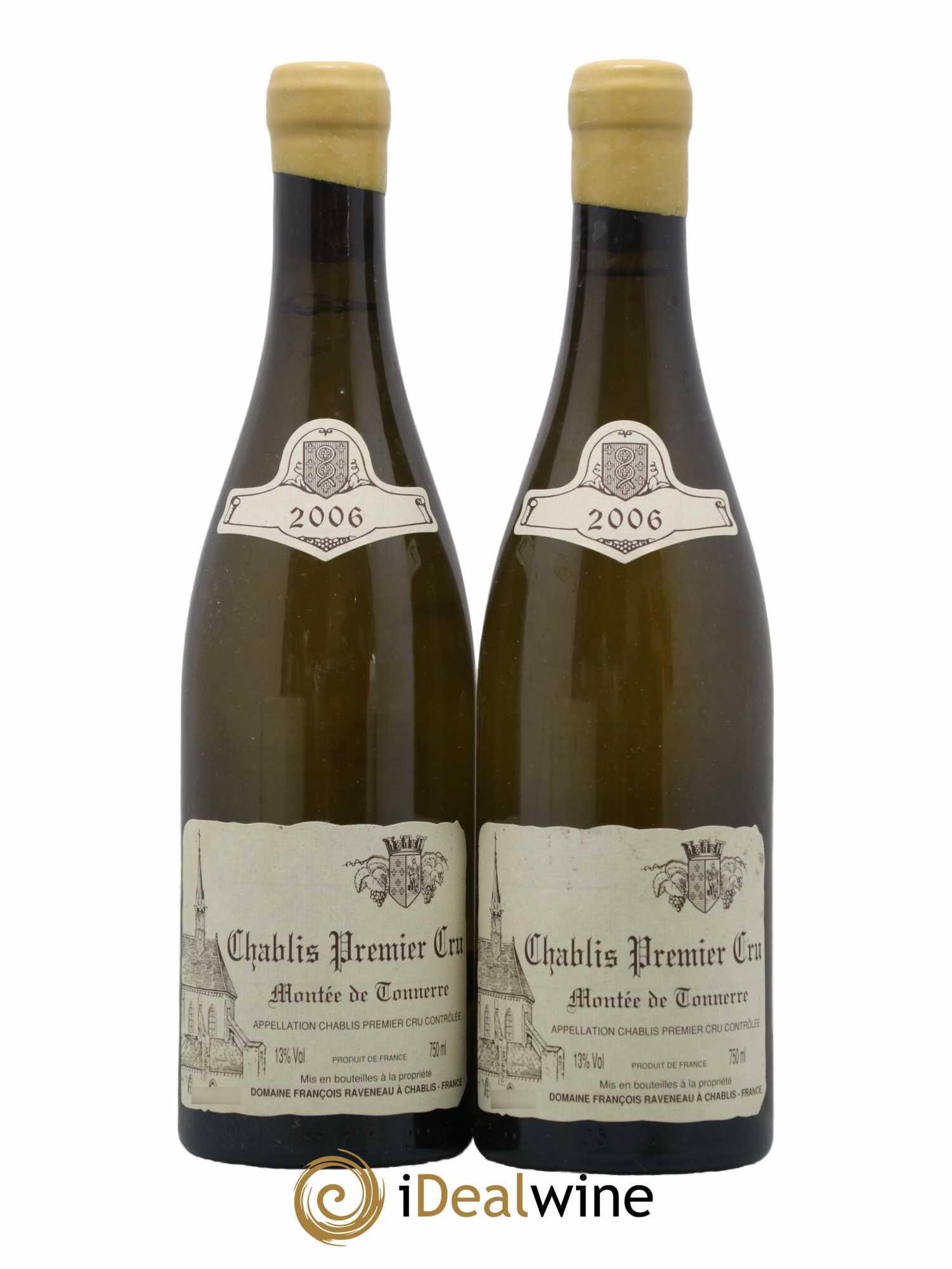 Chablis 1er Cru Montée de Tonnerre Raveneau (Domaine) 2006 - Lot de 2 bouteilles - 0