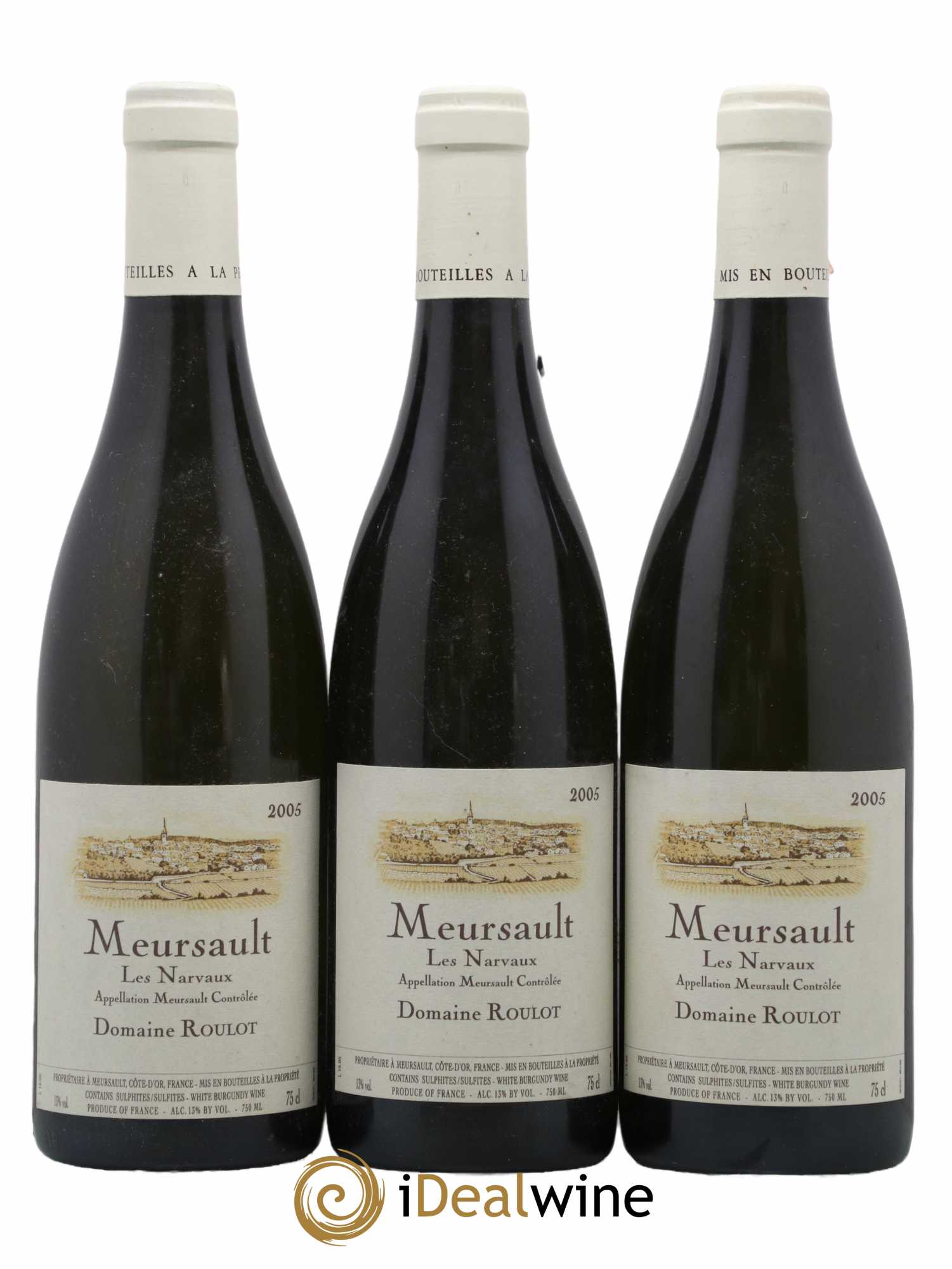 Meursault Les Narvaux Roulot (Domaine) 2005 - Lot de 3 bouteilles - 0