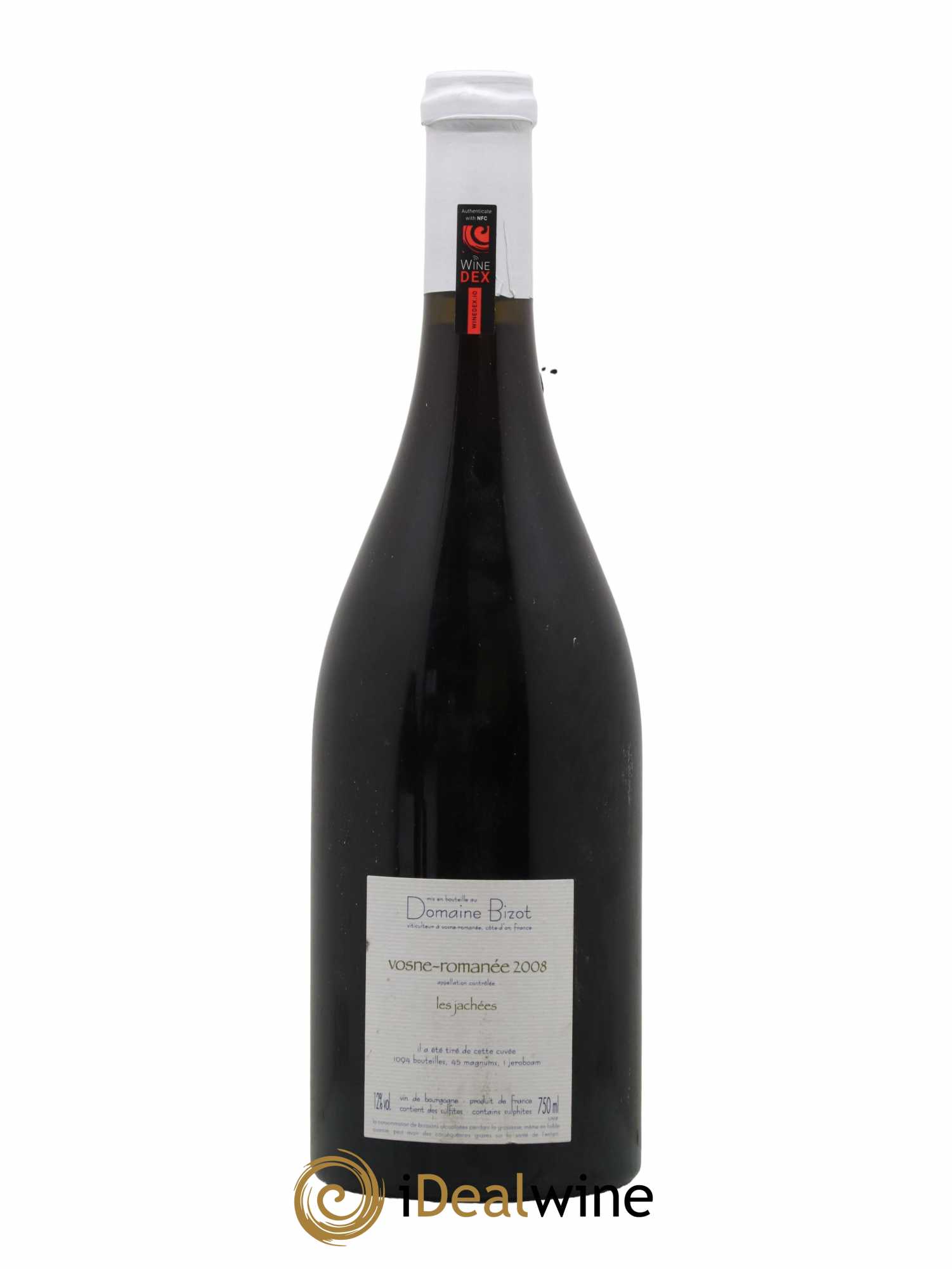 Vosne-Romanée Les Jachées Bizot (Domaine) 2008 - Lot de 1 bouteille - 1