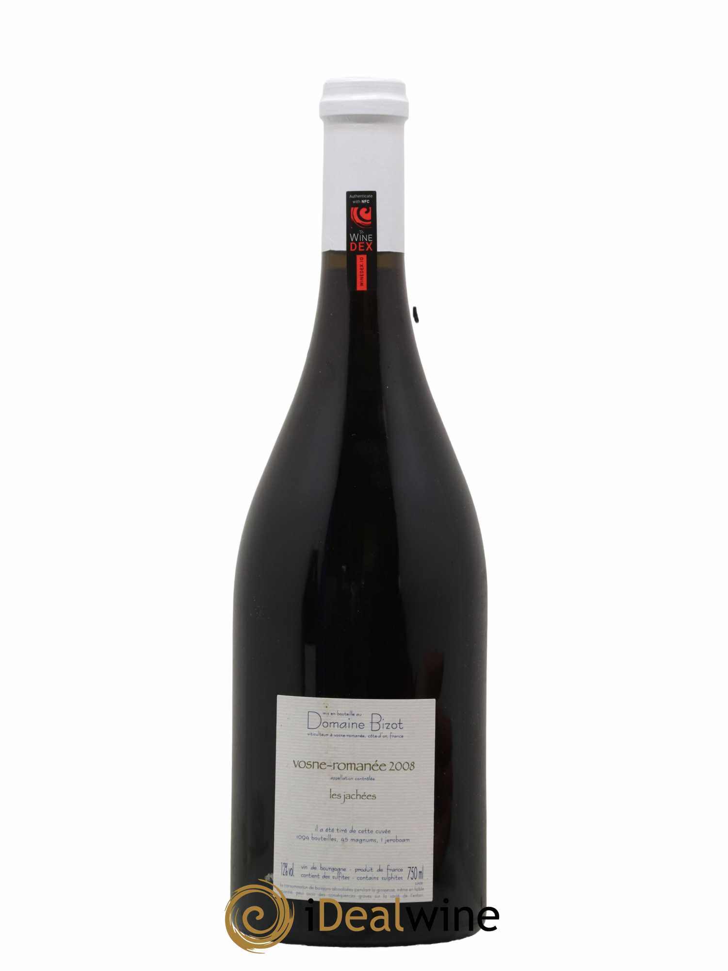 Vosne-Romanée Les Jachées Bizot (Domaine) 2008 - Lot de 1 bouteille - 1