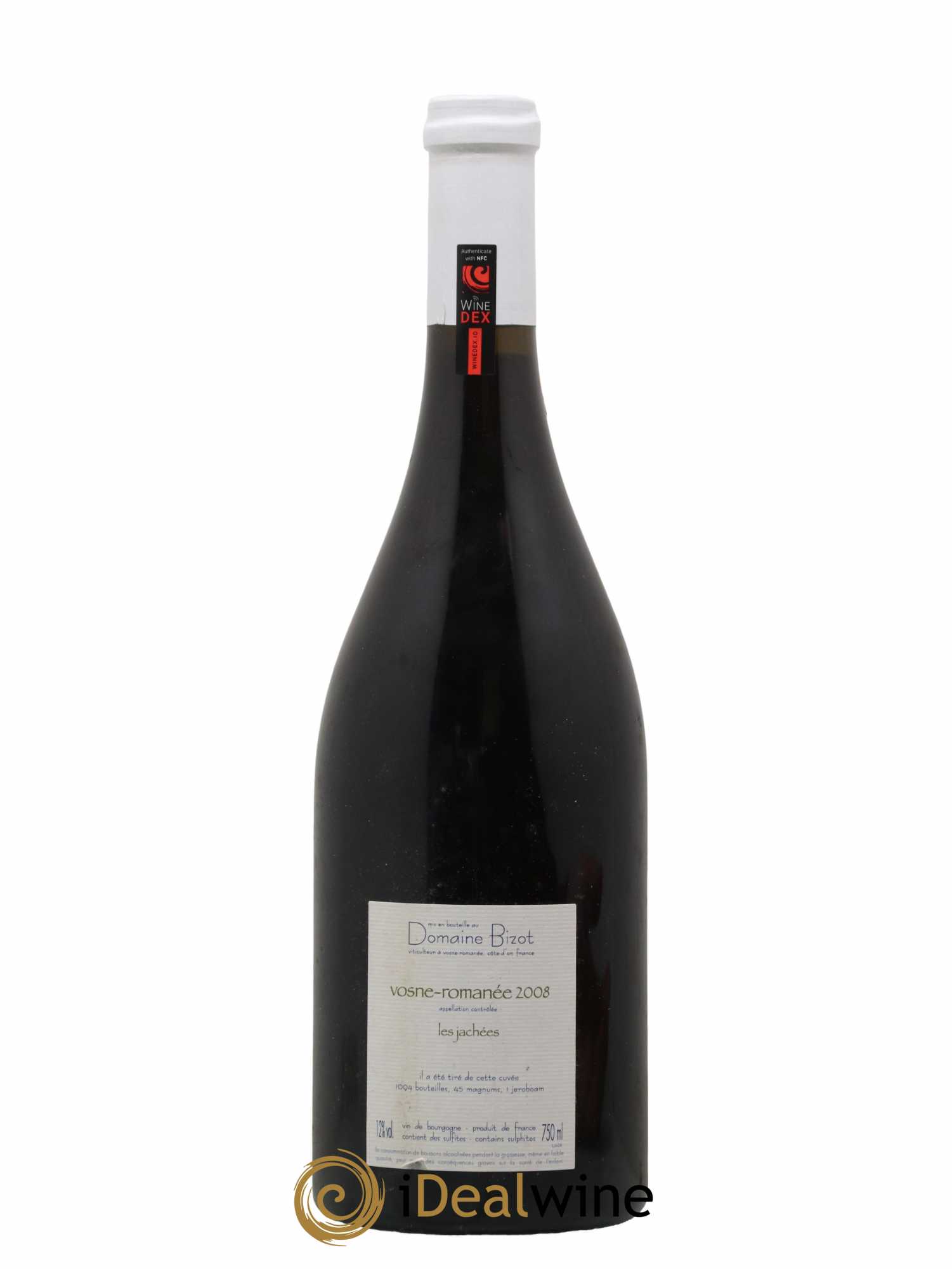 Vosne-Romanée Les Jachées Bizot (Domaine) 2008 - Lot de 1 bouteille - 1