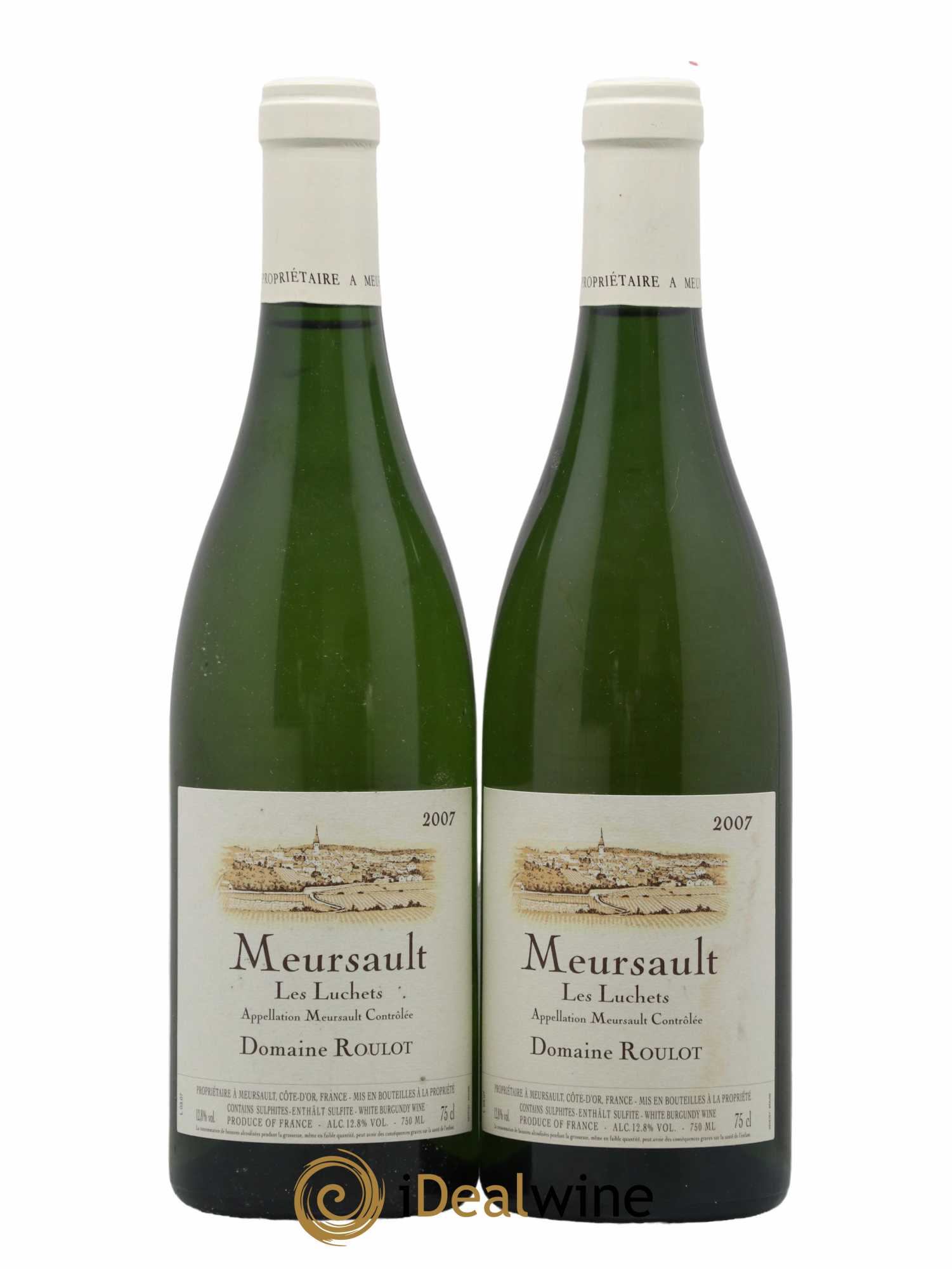 Meursault Luchets Roulot (Domaine) 2007 - Lot de 2 bouteilles - 0