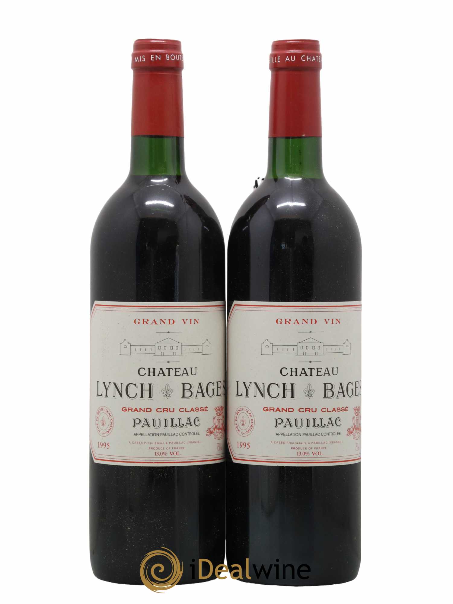 Château Lynch Bages 5ème Grand Cru Classé 1995 - Lot de 2 bouteilles - 0