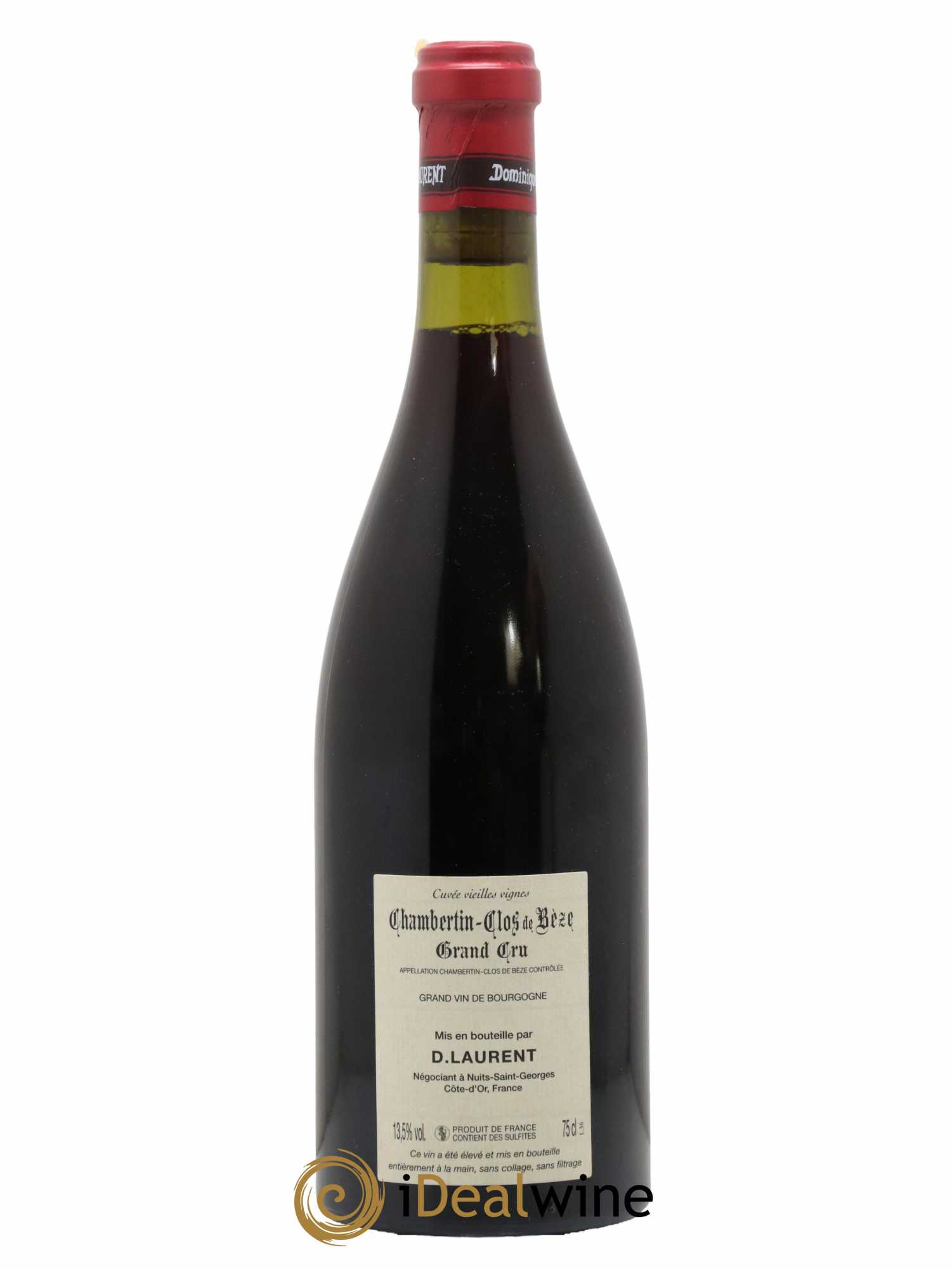 Chambertin Clos de Bèze Grand Cru Grande cuvée Vieilles vignes Dominique Laurent 2005 - Lot de 1 bouteille - 1