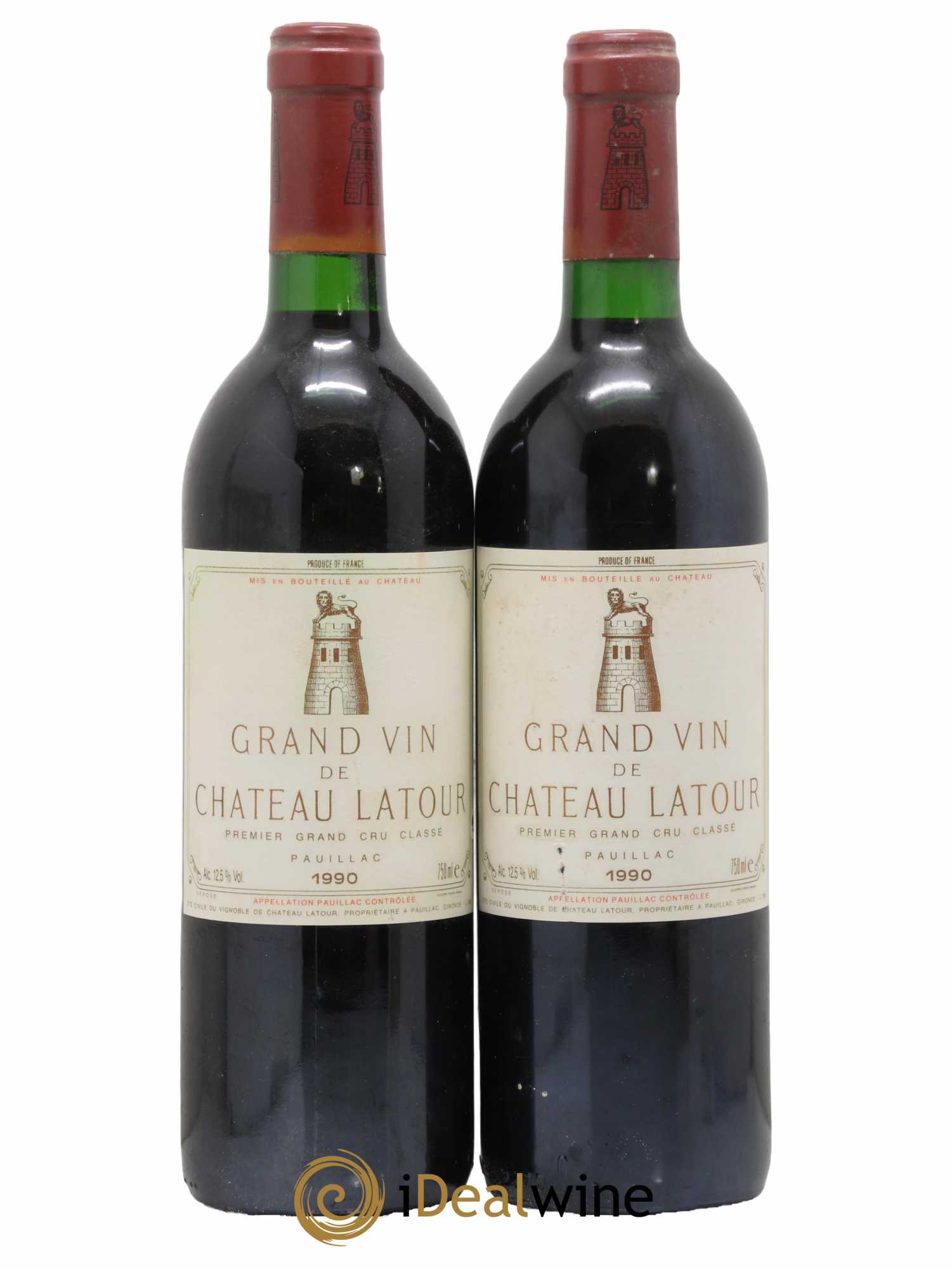 Château Latour 1er Grand Cru Classé 1990 - Lot de 2 bouteilles - 0