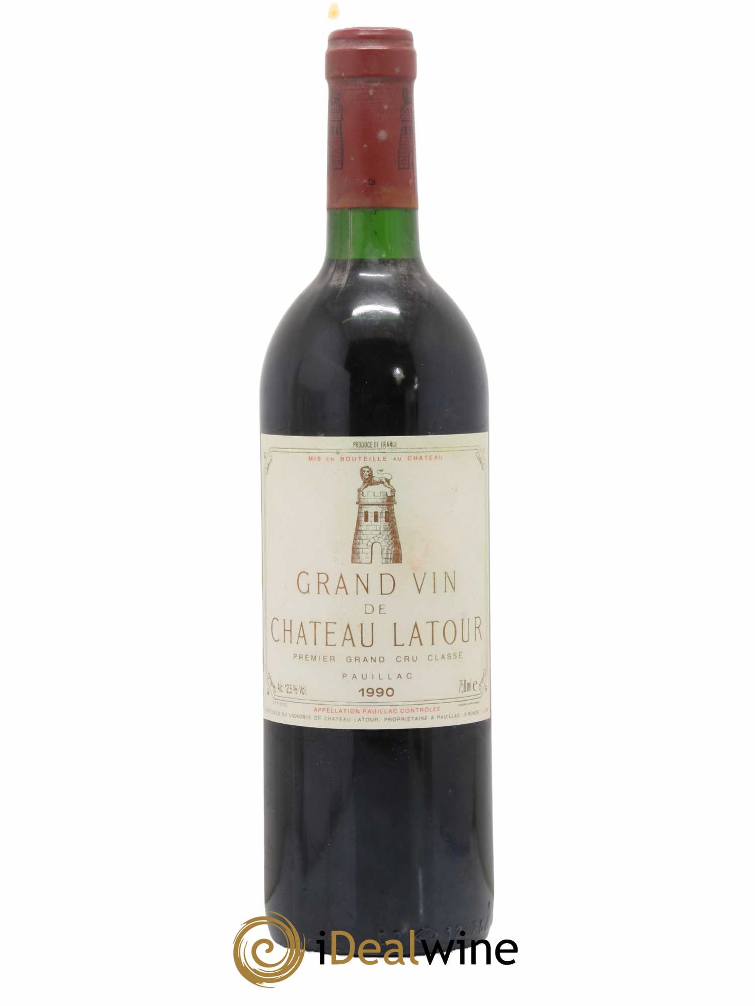 Château Latour 1er Grand Cru Classé 1990 - Lot de 1 bouteille - 0