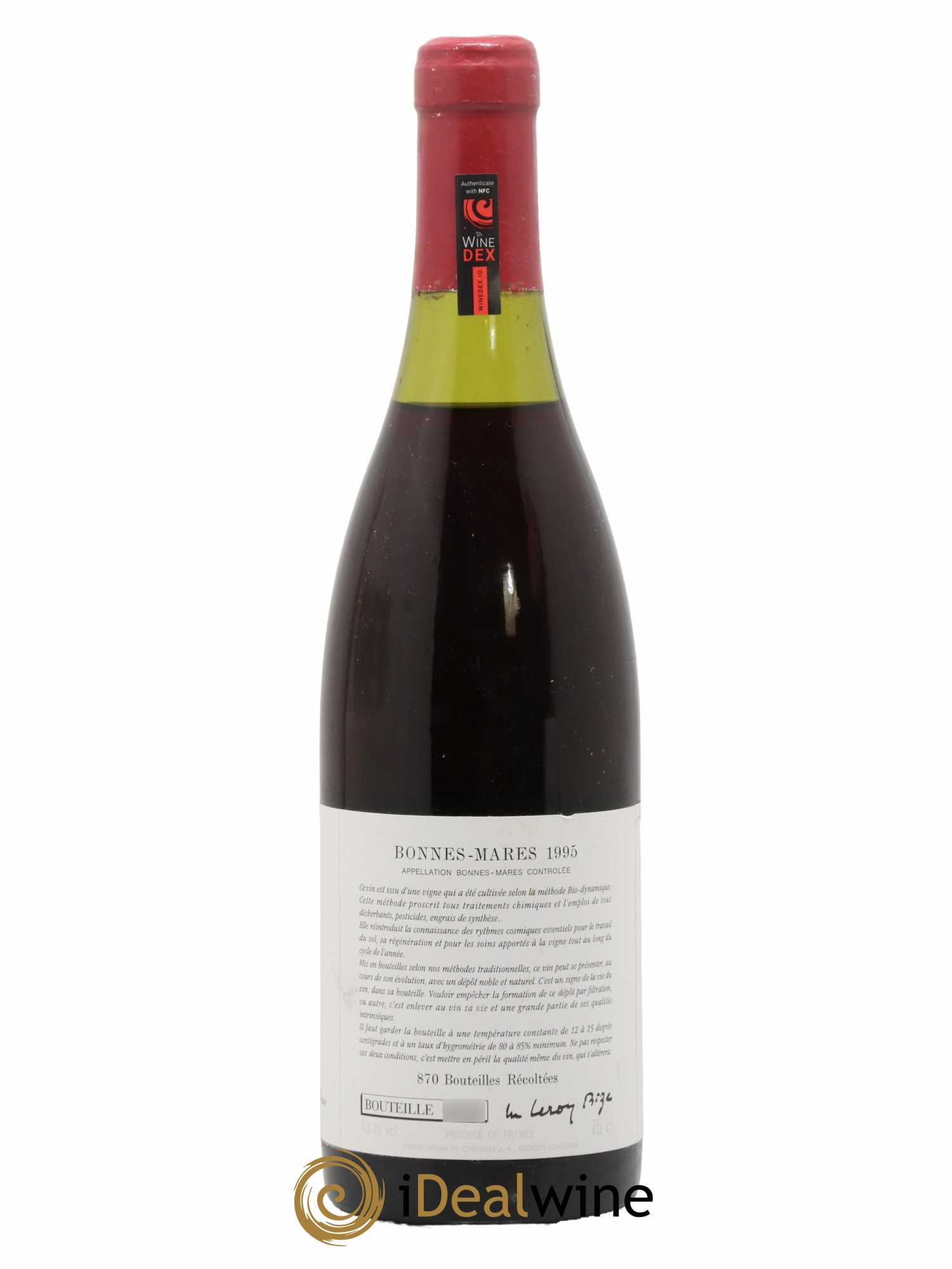 Bonnes-Mares Grand Cru d'Auvenay (Domaine) 1995 - Lot de 1 bouteille - 1