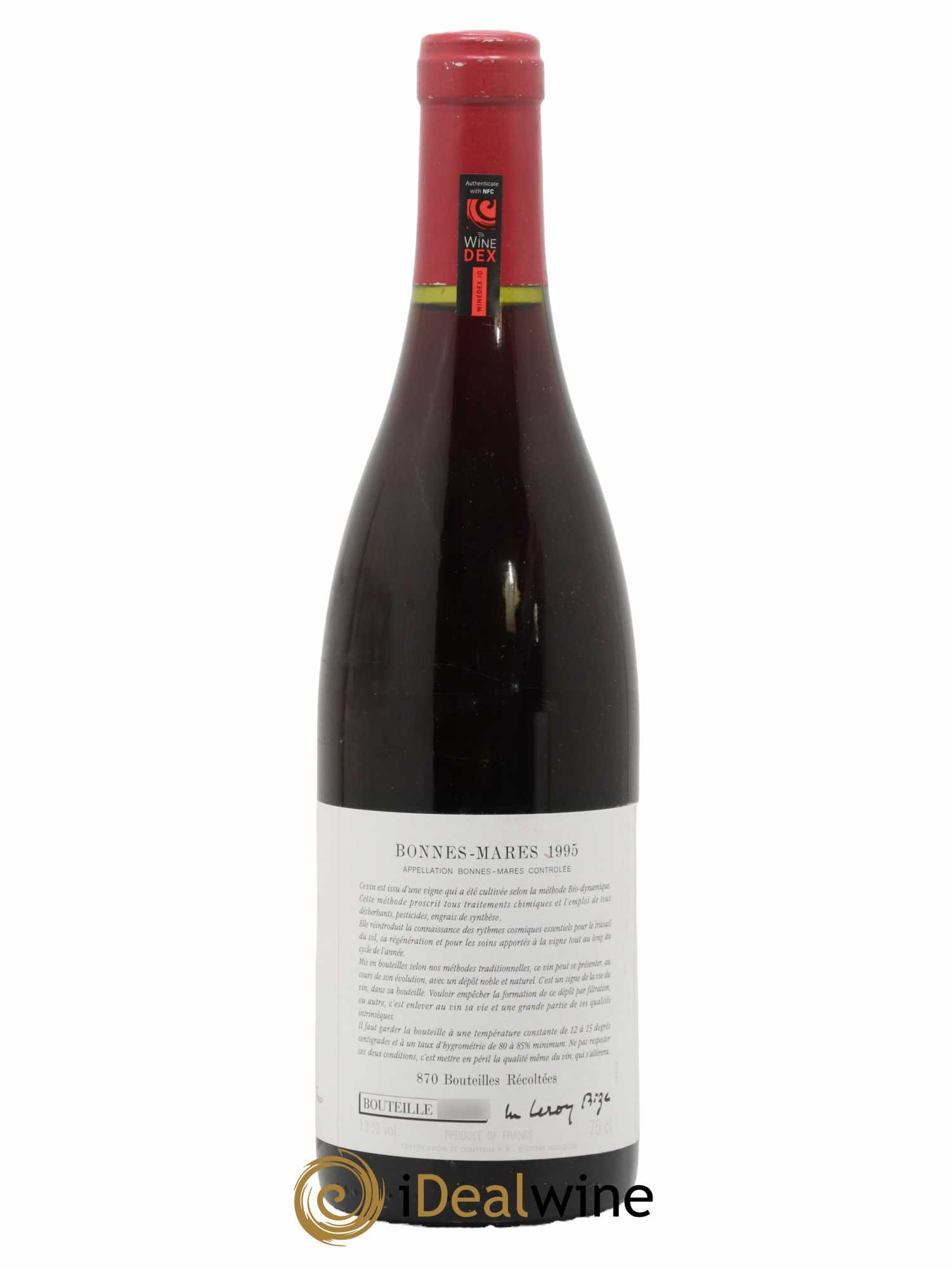 Bonnes-Mares Grand Cru d'Auvenay (Domaine) 1995 - Lot de 1 bouteille - 1