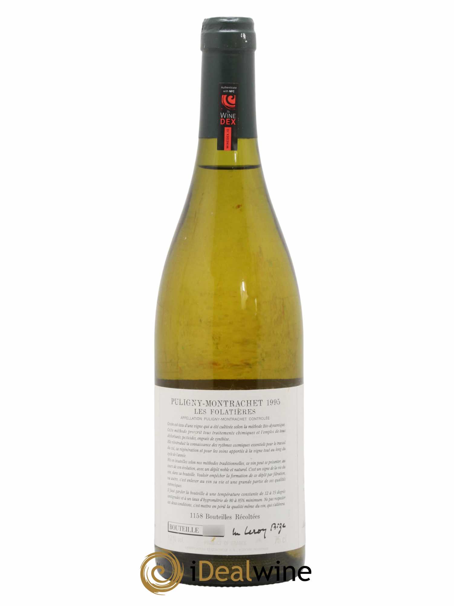 Puligny-Montrachet 1er Cru Les Folatières d'Auvenay (Domaine) 1995 - Lot de 1 bouteille - 1