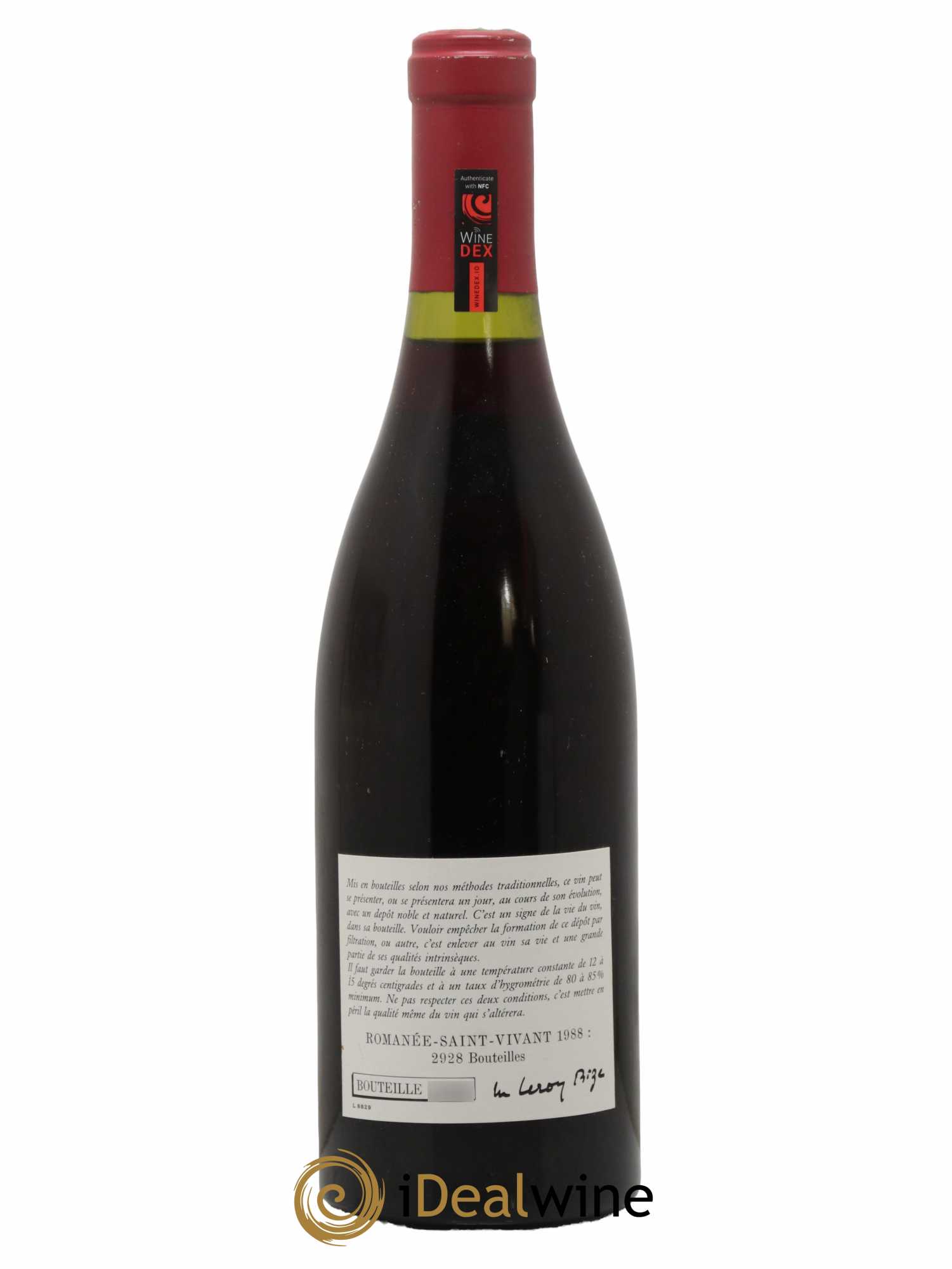Romanée-Saint-Vivant Grand Cru Leroy (Domaine) 1988 - Lot de 1 bouteille - 1