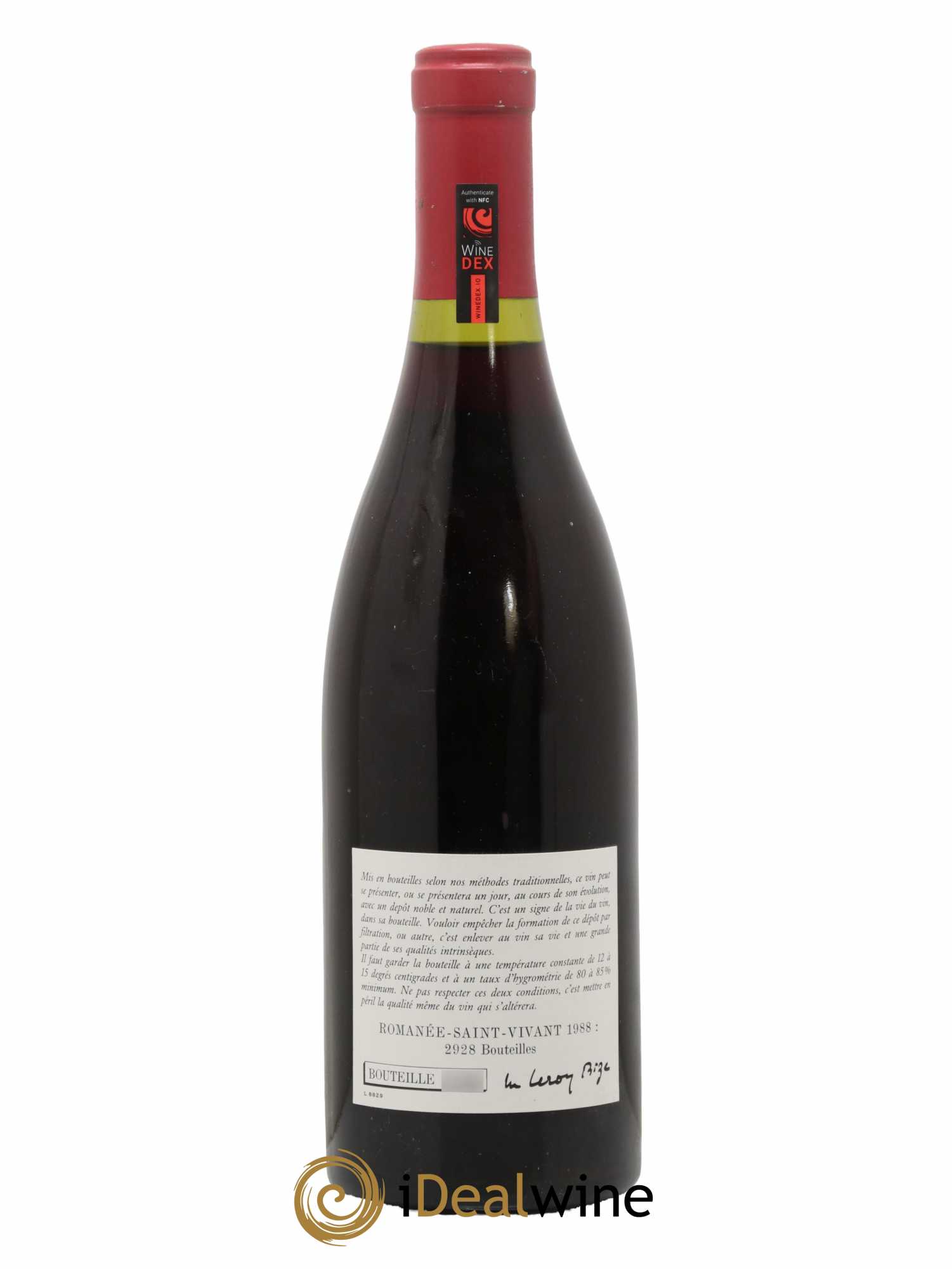 Romanée-Saint-Vivant Grand Cru Leroy (Domaine) 1988 - Lot de 1 bouteille - 1