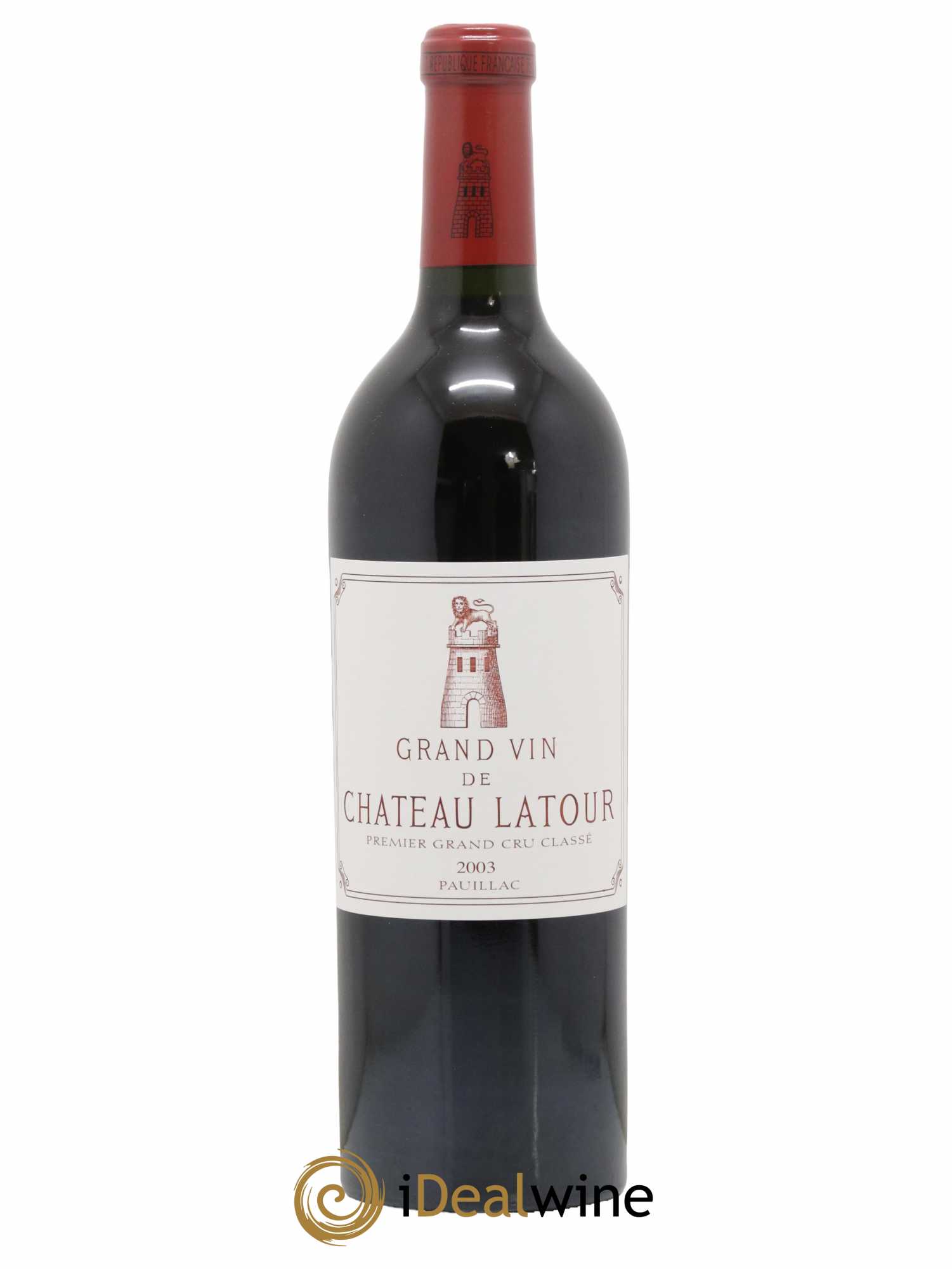 Château Latour 1er Grand Cru Classé 2003 - Lot de 1 bouteille - 0