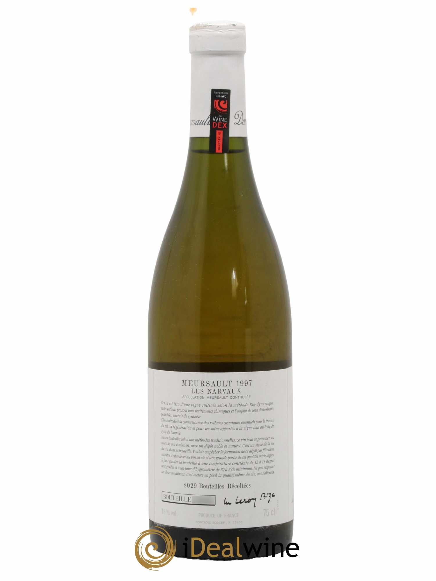 Meursault Les Narvaux d'Auvenay (Domaine) 1997 - Lot de 1 bouteille - 1