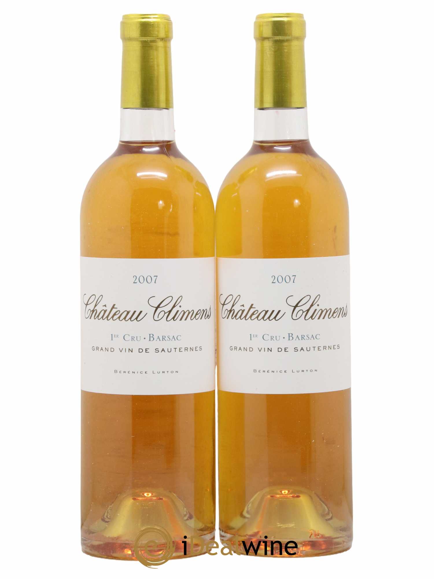 Château Climens 1er Grand Cru Classé 2007 - Lotto di 2 bottiglie - 0