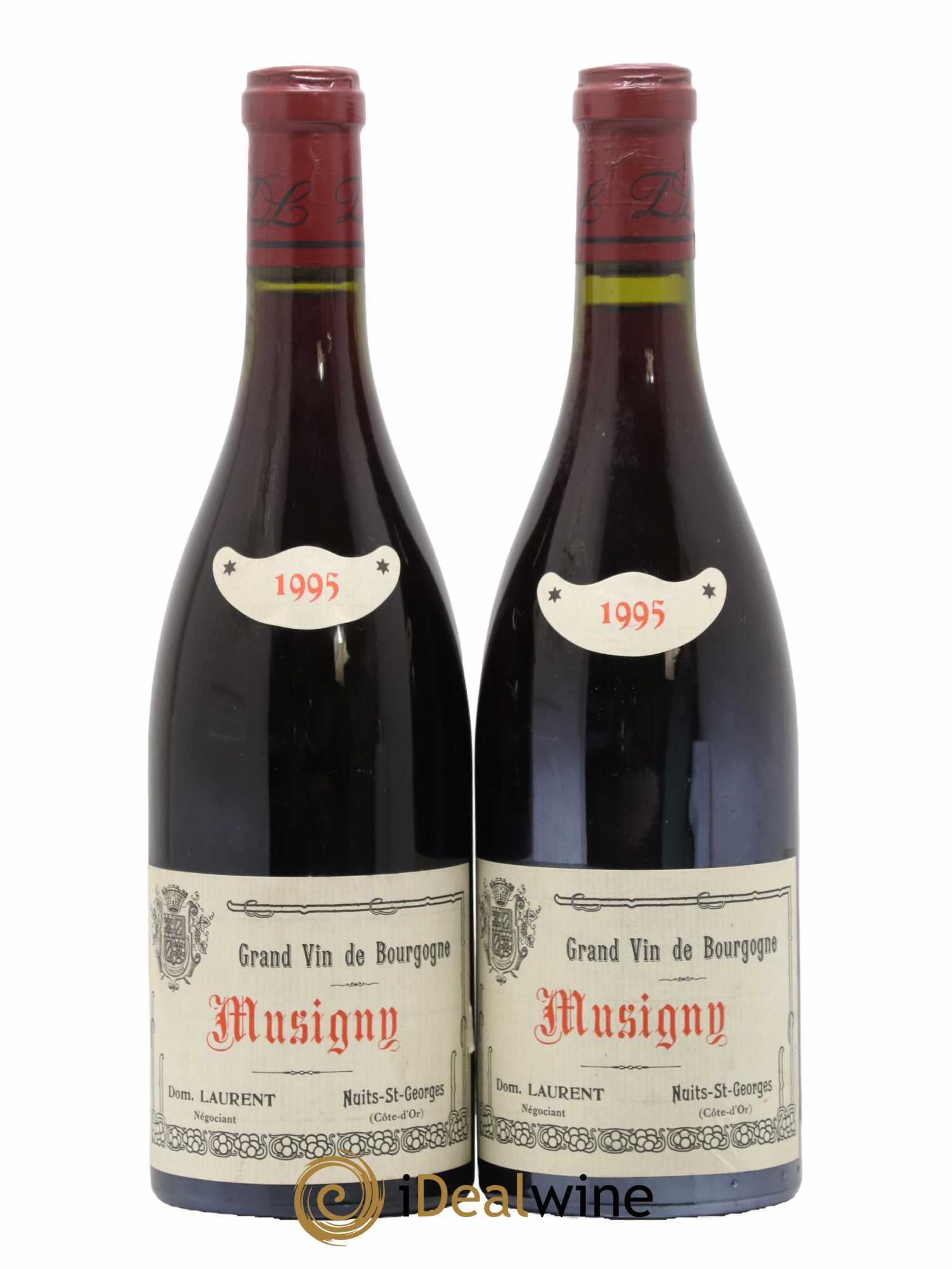Musigny Grand Cru Dominique Laurent 1995 - Lot de 2 bouteilles - 0