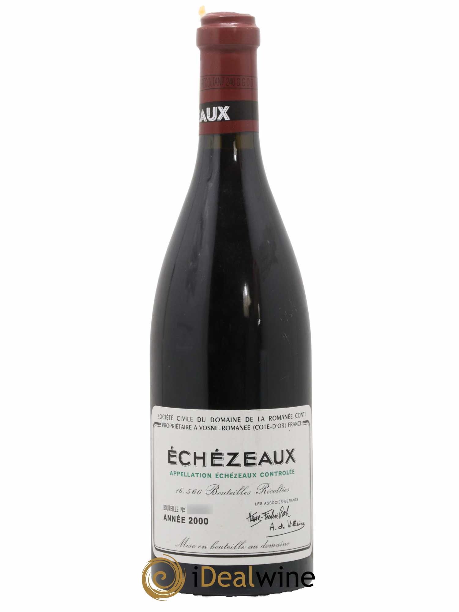 Echezeaux Grand Cru Domaine de la Romanée-Conti 2000 - Lot de 1 bouteille - 0