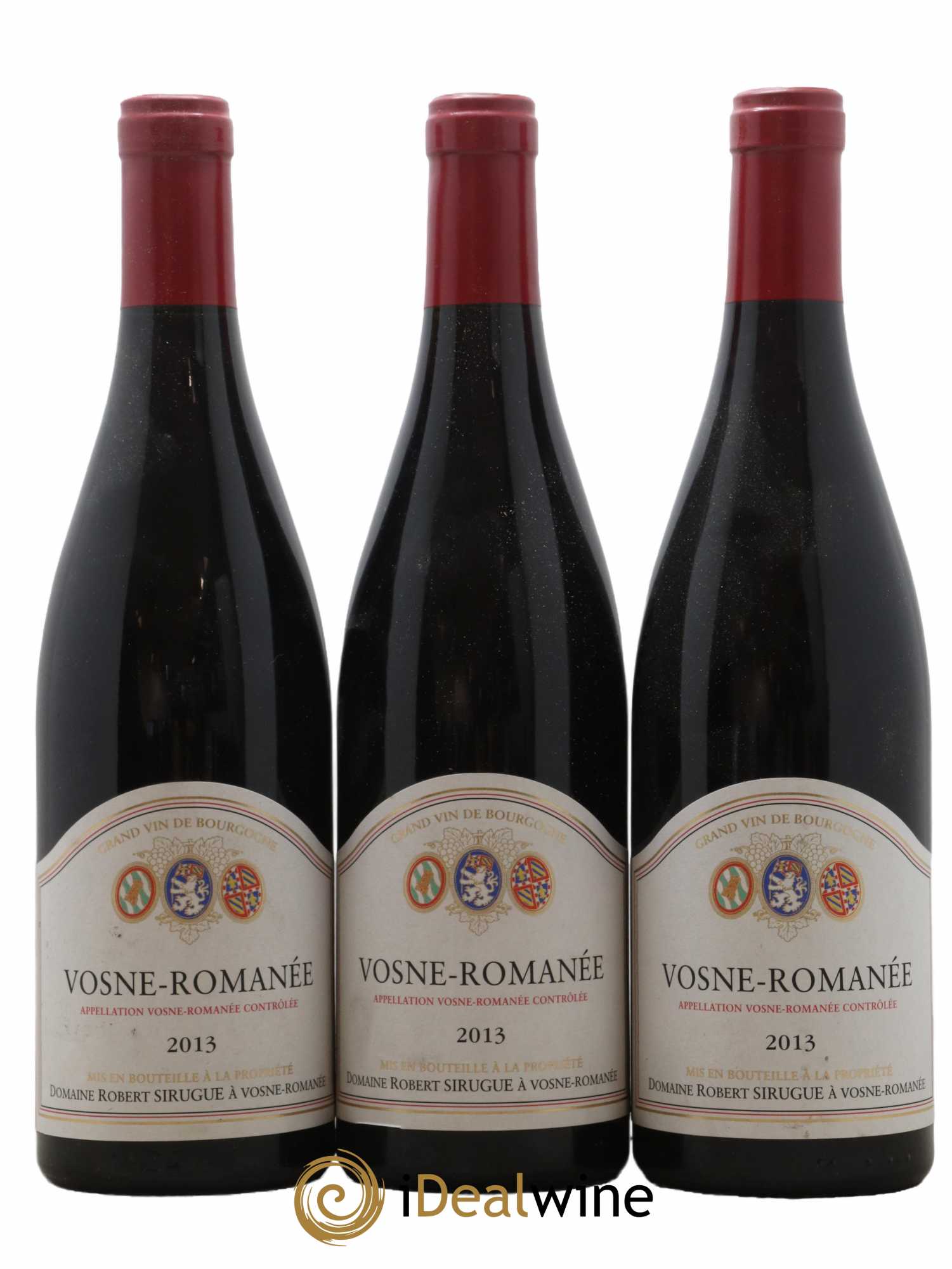Vosne-Romanée Robert Sirugue (Domaine) 2013 - Lot de 3 bouteilles - 0