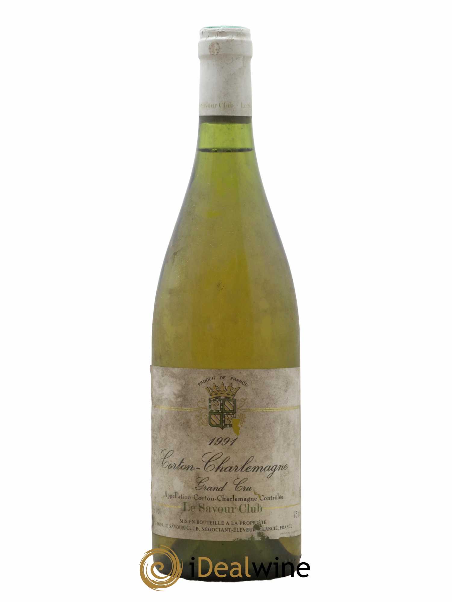 Corton-Charlemagne Grand Cru Savour Club 1991 - Lot de 1 bouteille - 0