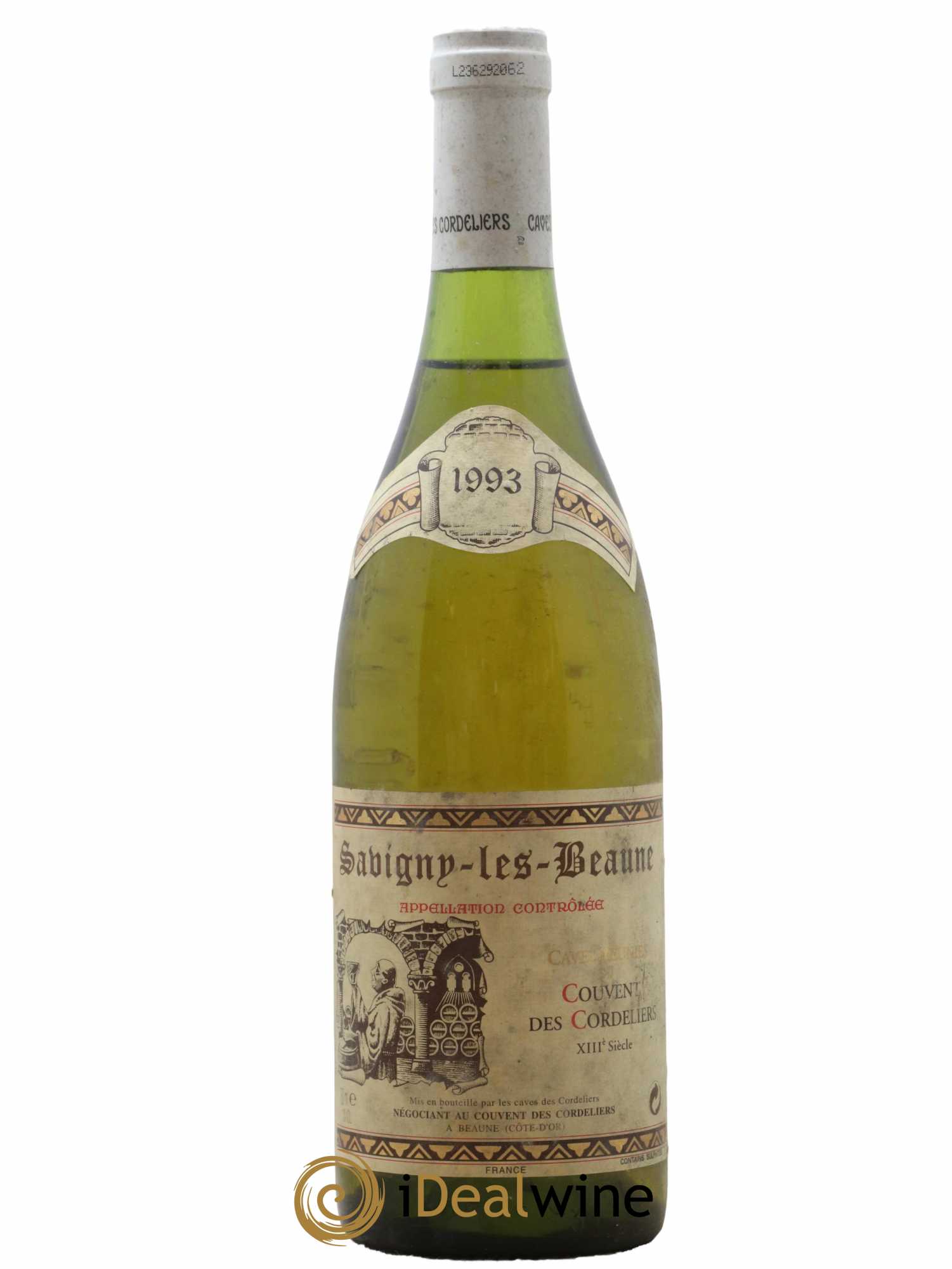 Savigny-lès-Beaune Caves Réunies du Couvent des Cordeliers 1993 - Lot de 1 bouteille - 0