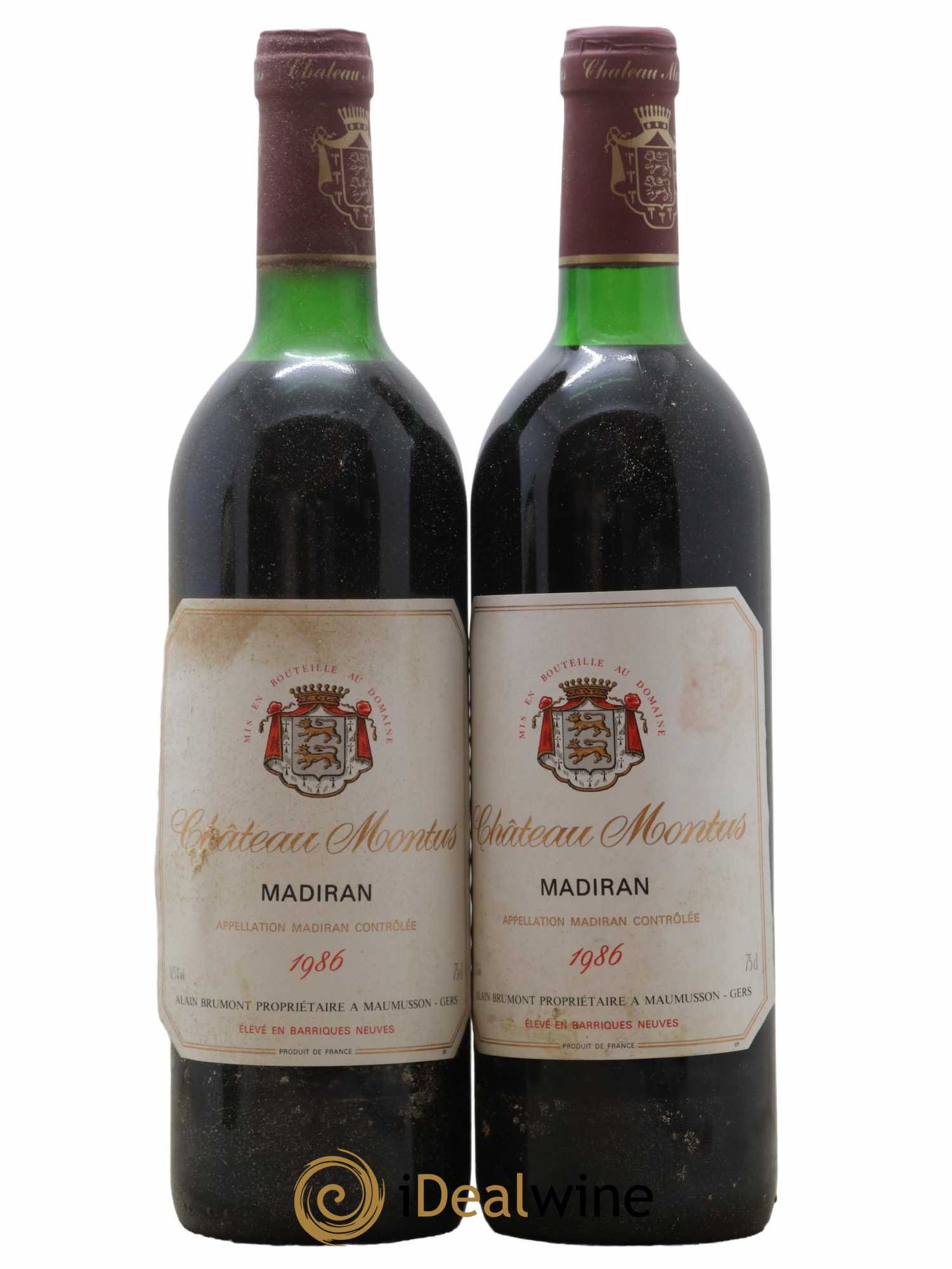 Madiran Château Montus Alain Brumont 1986 - Lotto di 2 bottiglie - 0