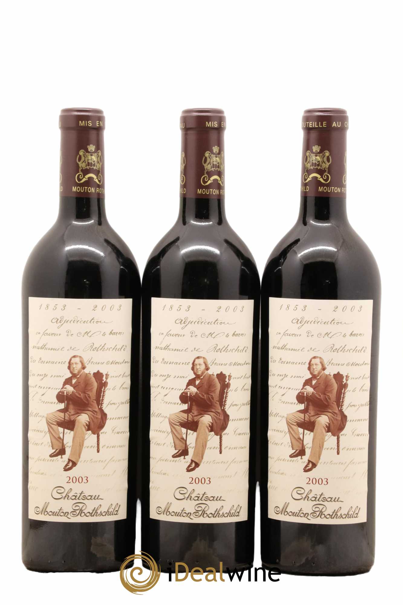 Château Mouton Rothschild 1er Grand Cru Classé 2003 - Lot de 6 bouteilles - 3