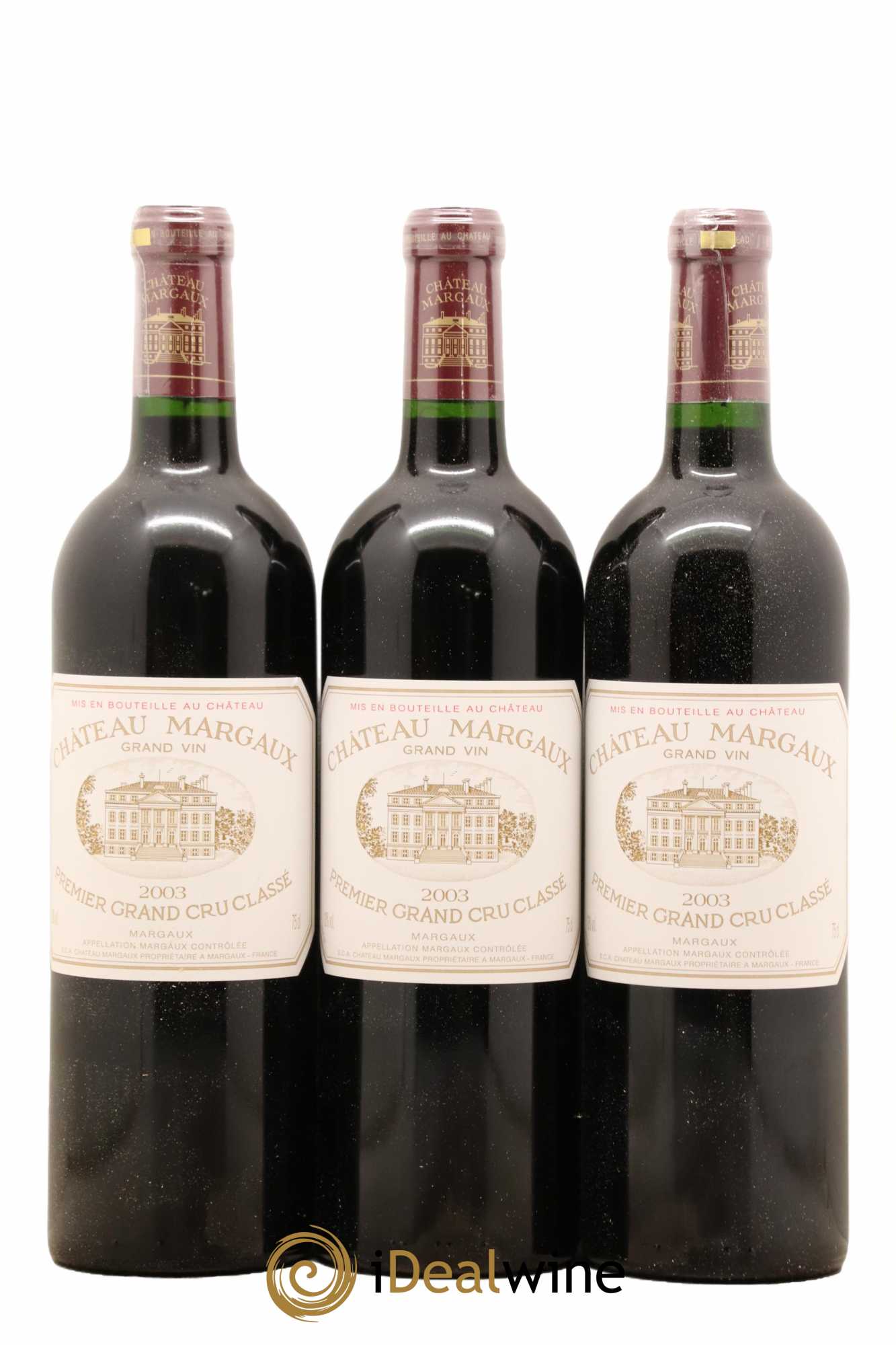 Château Margaux 1er Grand Cru Classé 2003 - Lot de 6 bouteilles - 1