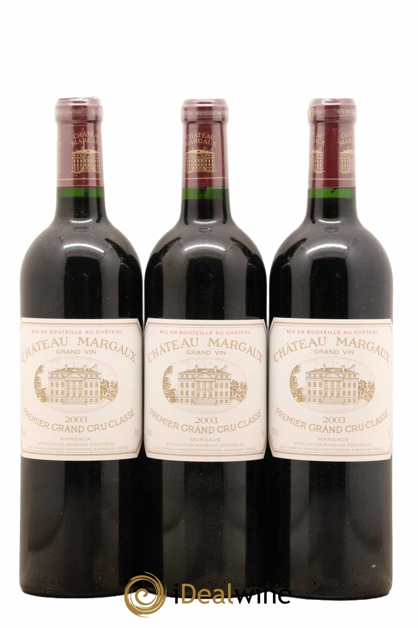 Château Margaux 1er Grand Cru Classé 2003 - Lot de 6 bouteilles - 2