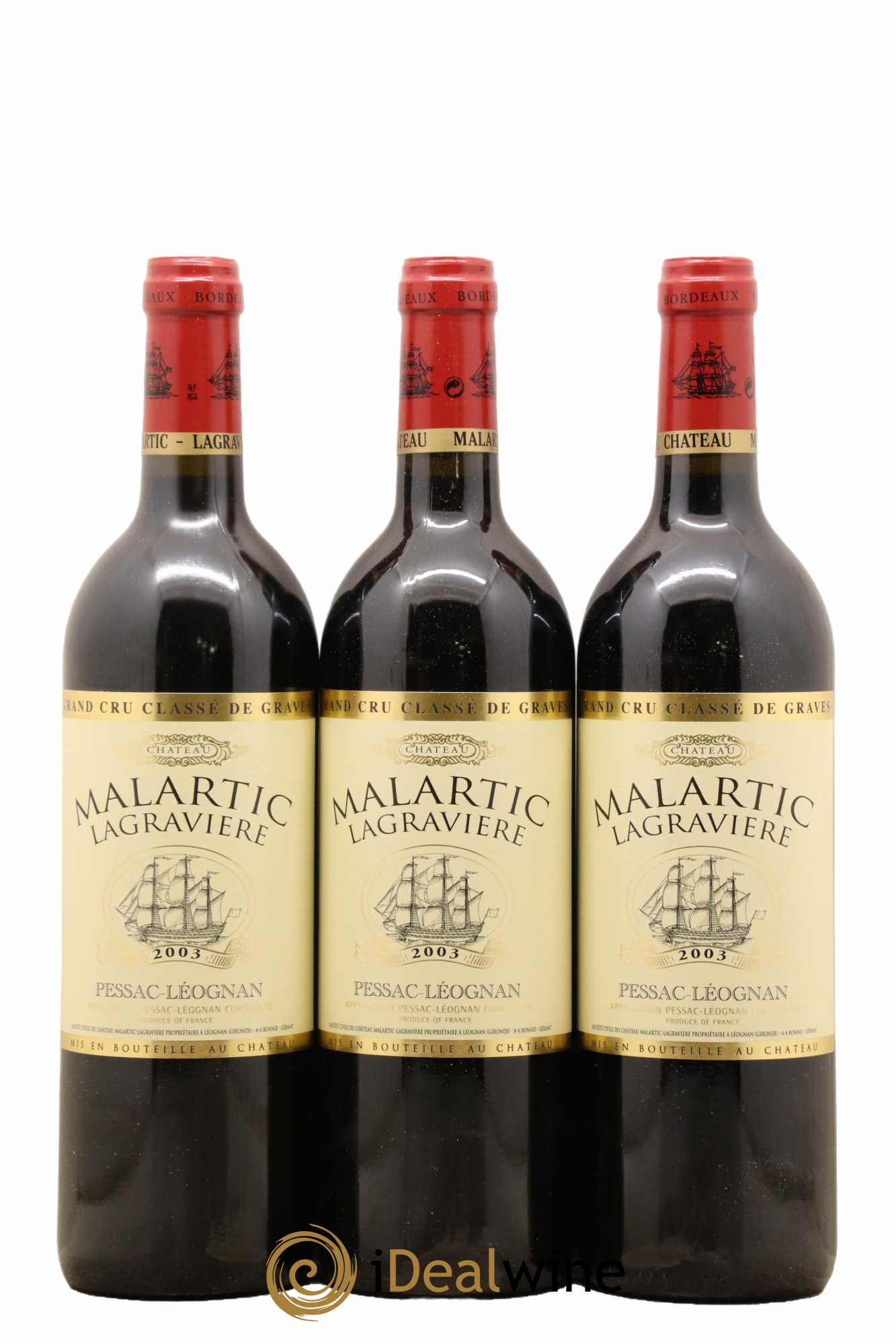Château Malartic-Lagravière Cru Classé de Graves 2003 - Lot de 12 bouteilles - 3