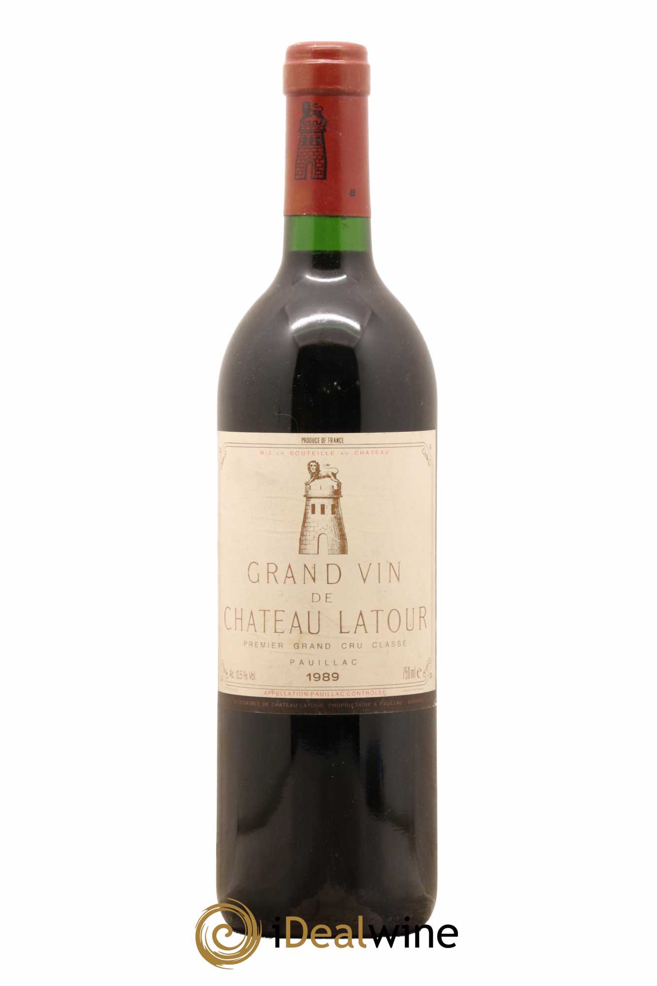 Château Latour 1er Grand Cru Classé 1989 - Lot de 1 bouteille - 0