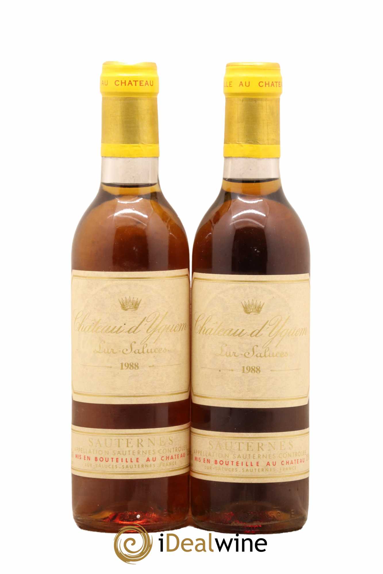 Château d' Yquem 1er Cru Classé Supérieur 1988 - Posten von 2 Demi-Flaschen - 0