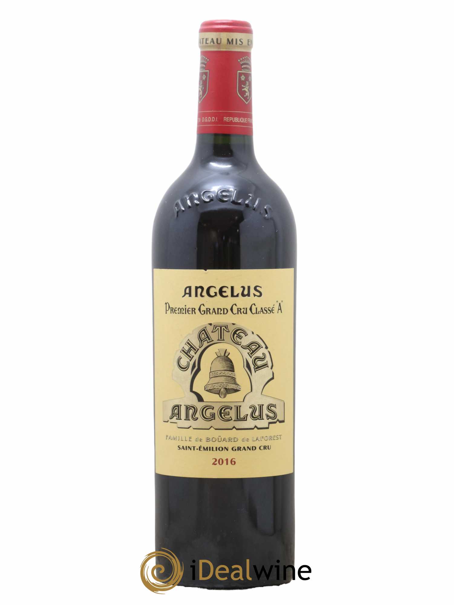 Château Angélus 1er Grand Cru Classé A 2016 - Lot de 1 bouteille - 0
