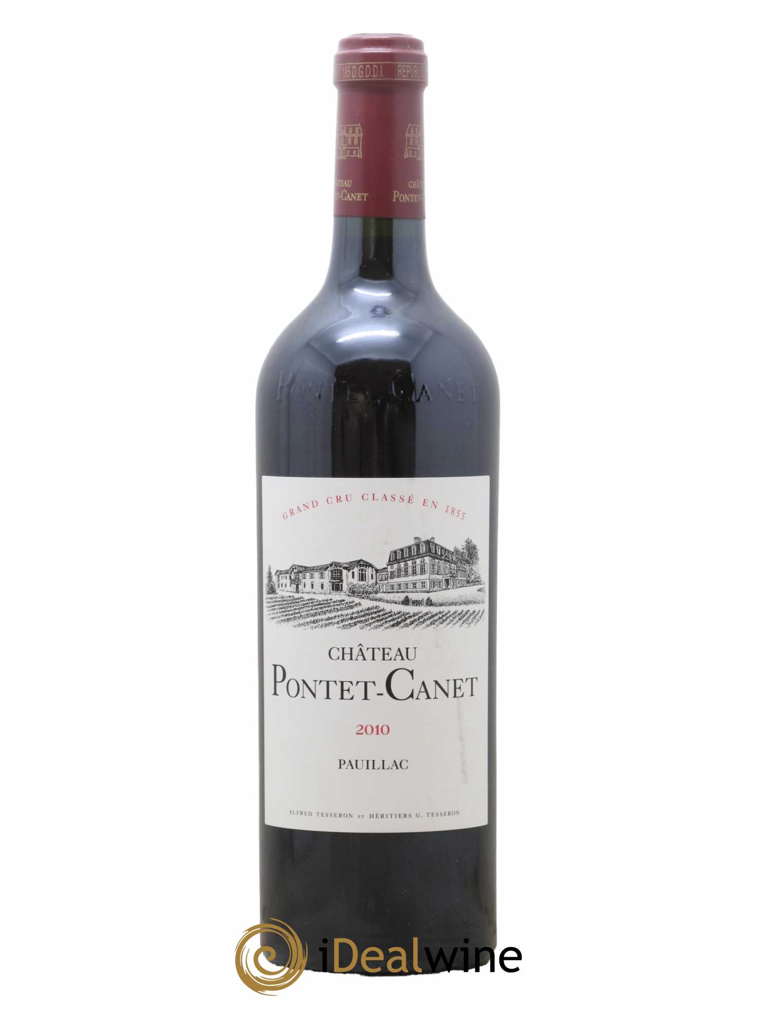 Château Pontet Canet 5ème Grand Cru Classé 2010 - Lot de 1 bouteille - 0