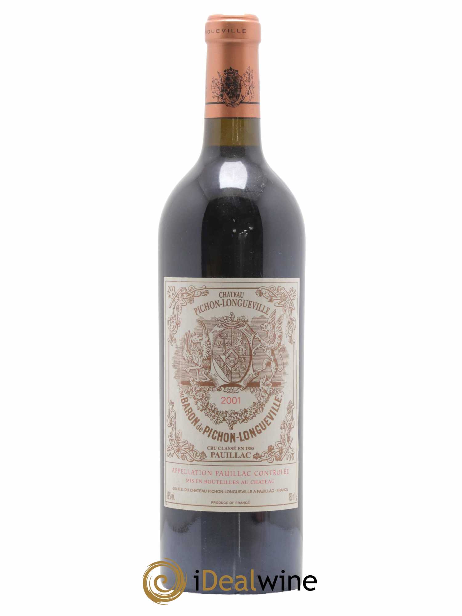 Pichon Longueville Baron 2ème Grand Cru Classé 2001 - Lot de 1 bouteille - 0