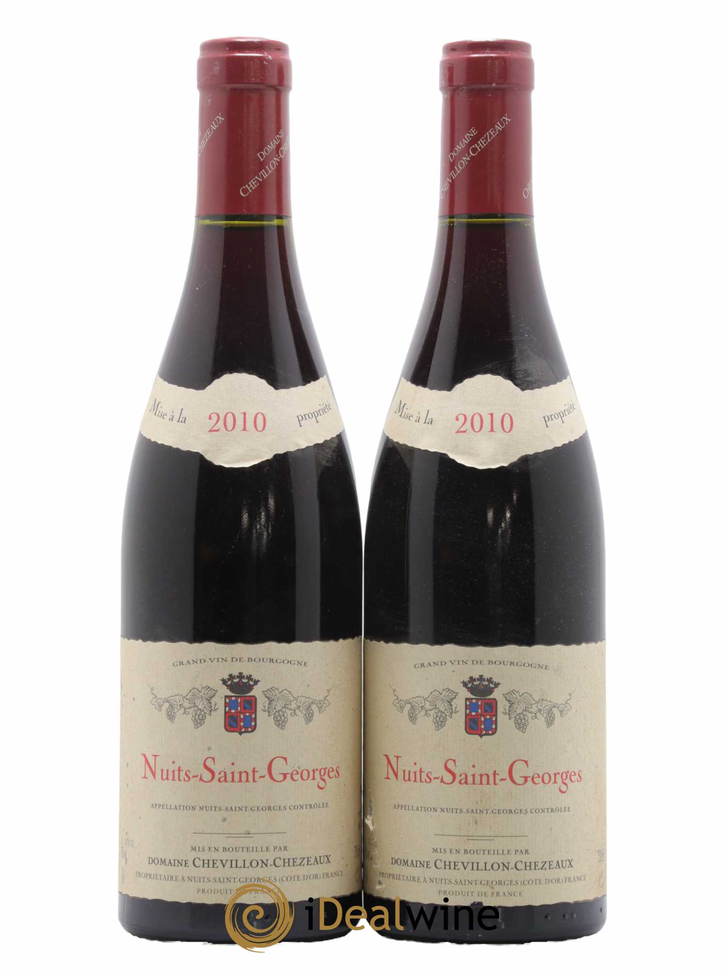 Nuits-Saint-Georges Domaine Chevillon Chezeaux 2010 - Lot de 2 bouteilles - 0