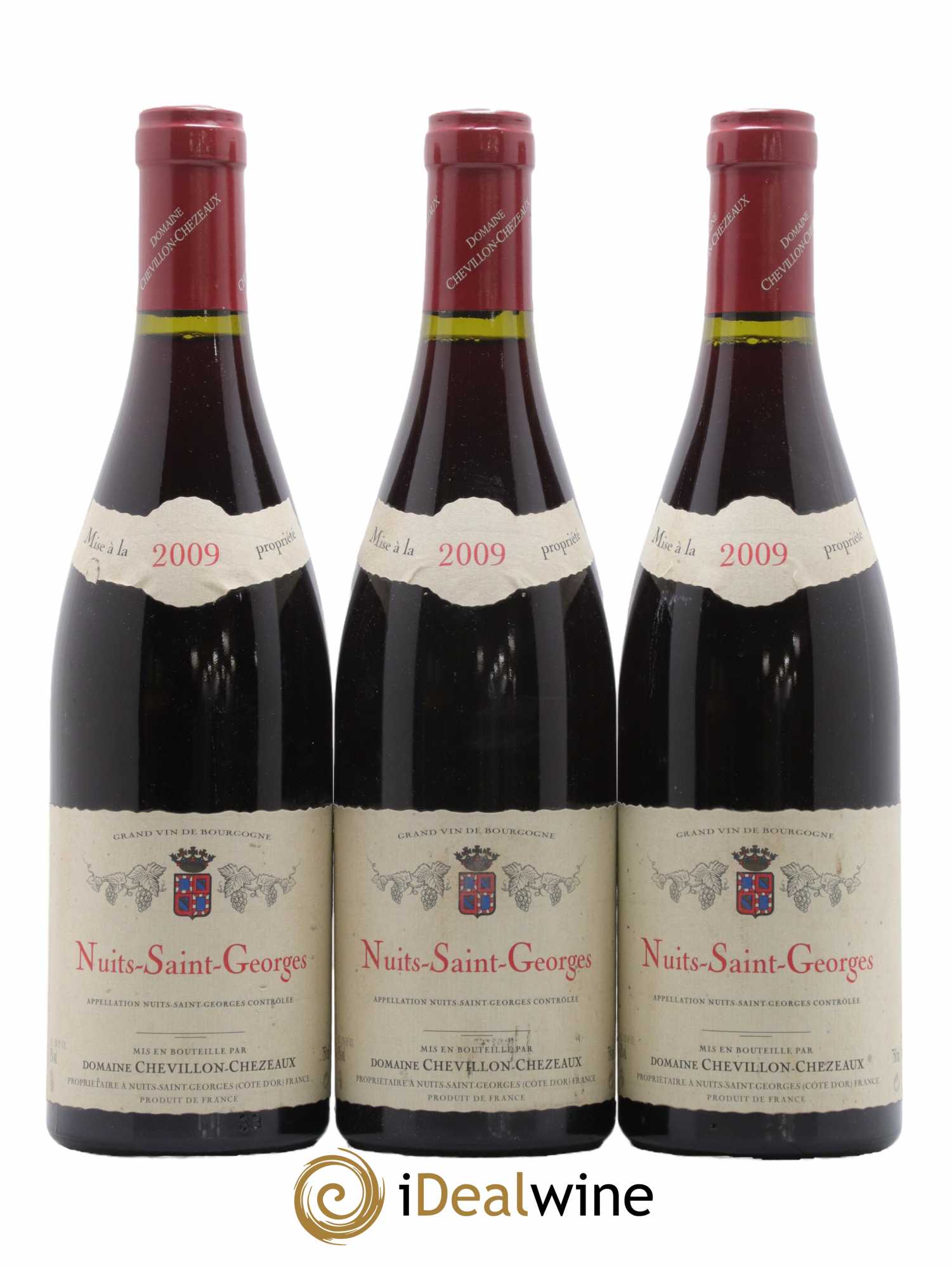 Nuits-Saint-Georges Domaine Chevillon Chezeaux 2009 - Lot de 3 bouteilles - 0