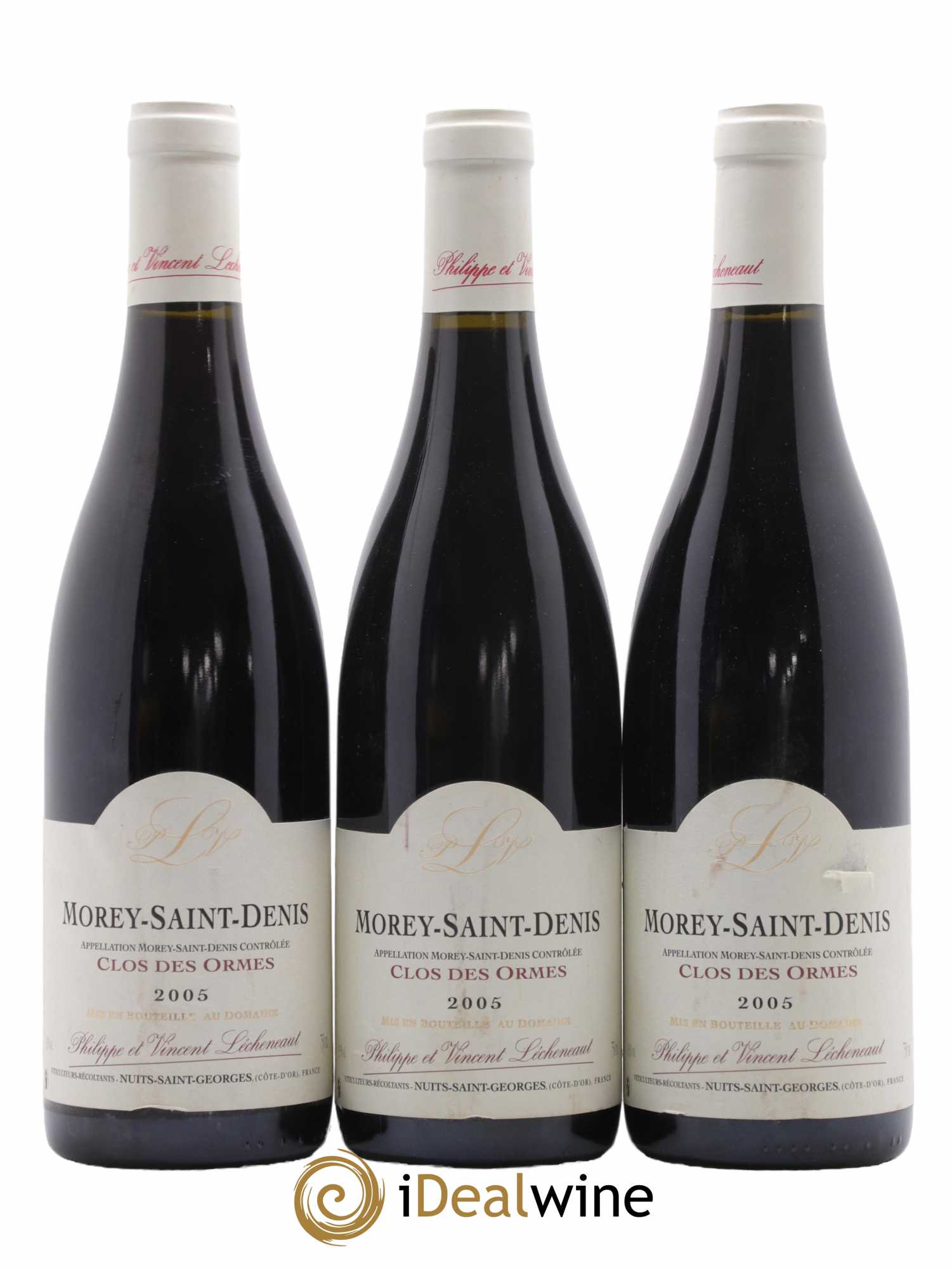 Morey-Saint-Denis Clos des Ormes Lécheneaut (Domaine) 2005 - Lot de 3 bouteilles - 0