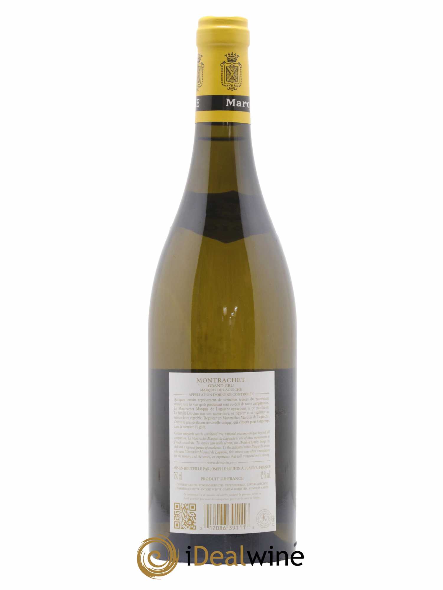Montrachet Grand Cru Marquis de Laguiche Joseph Drouhin  2019 - Lot de 1 bouteille - 1