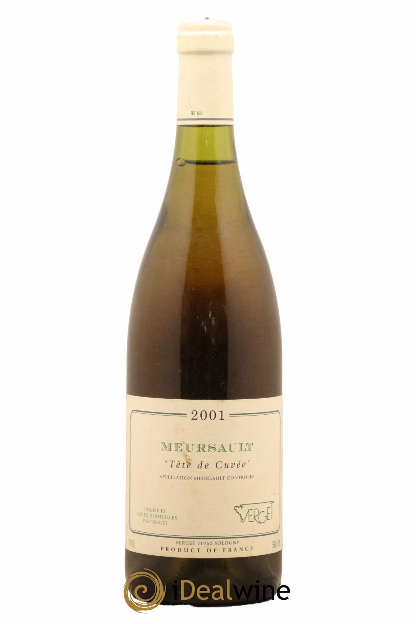 Meursault Tête de Cuvée Verget 2001 - Lot de 1 bouteille - 0