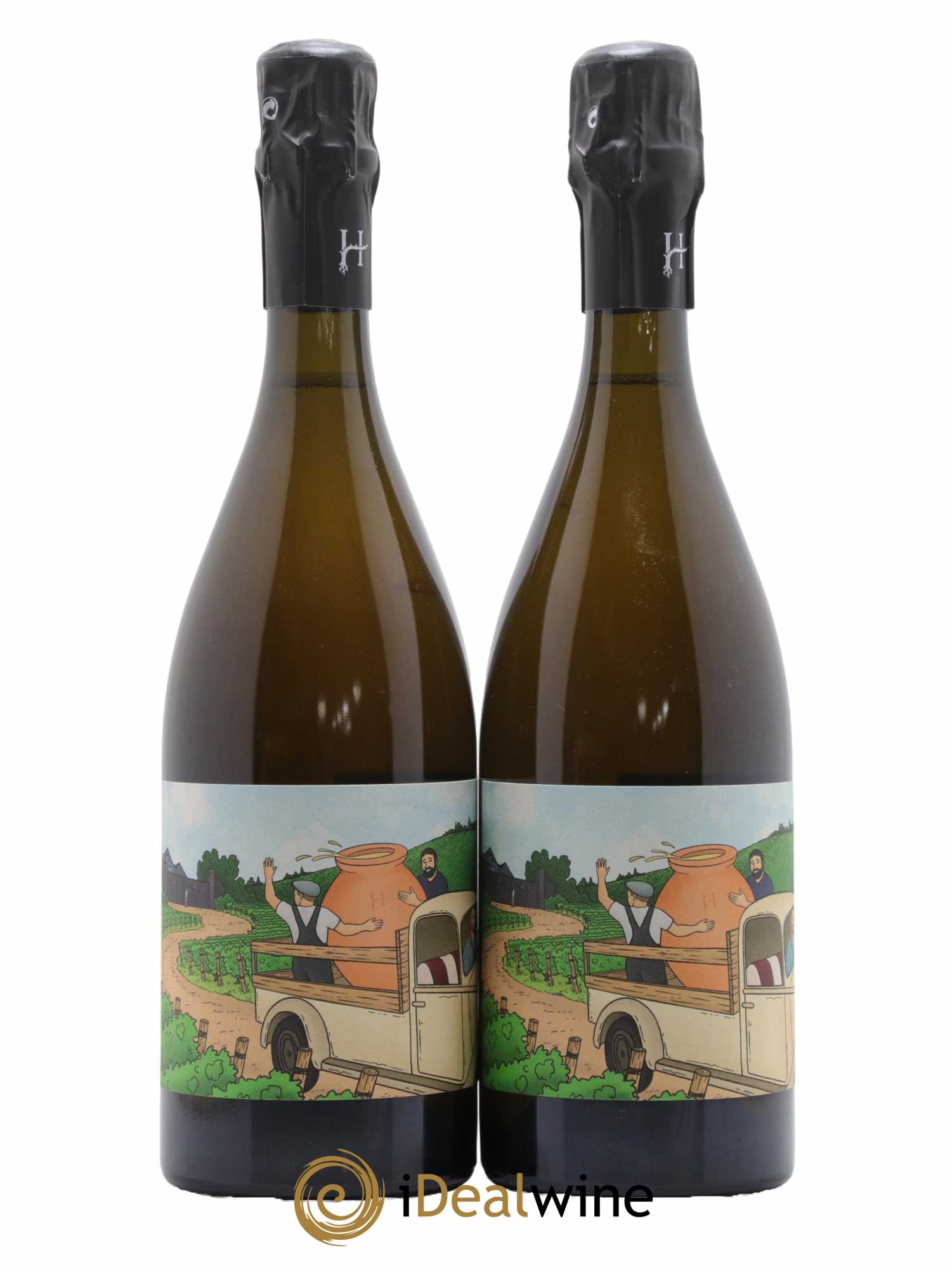 Champagne Auguste I Romain Henin - Lot de 2 bouteilles - 0