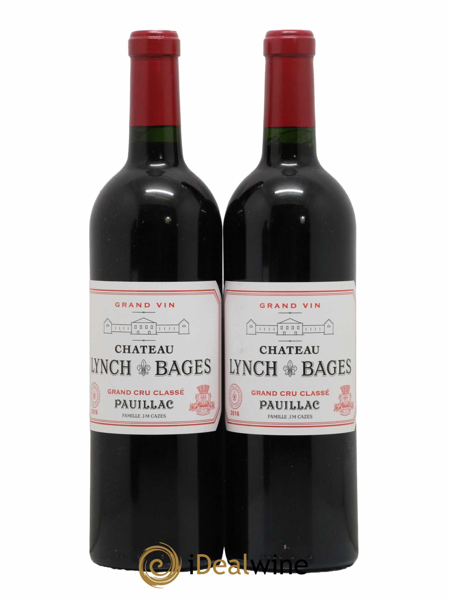 Château Lynch Bages 5ème Grand Cru Classé 2016 - Lot de 2 bouteilles - 0