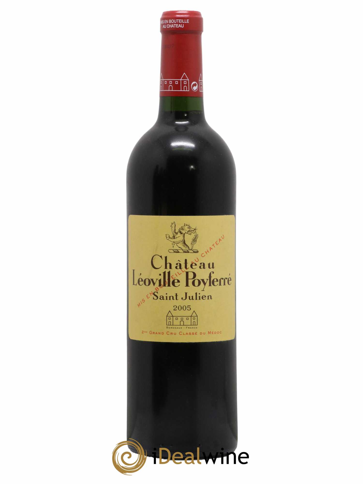 Château Léoville Poyferré 2ème Grand Cru Classé 2005 - Lot de 1 bouteille - 0